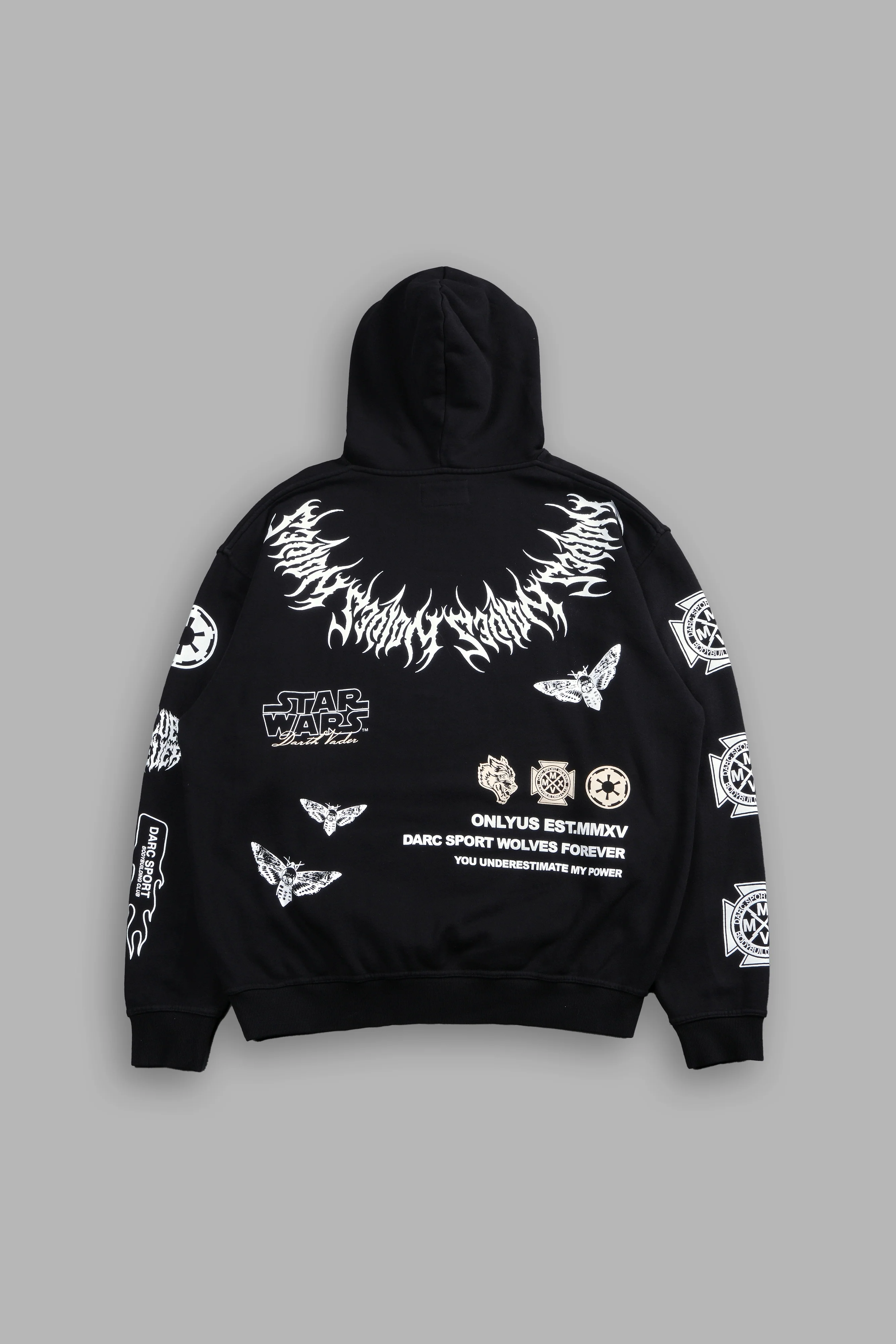 The Power of The Dark Side Vader "Pierce" Hoodie in Black - Image 2