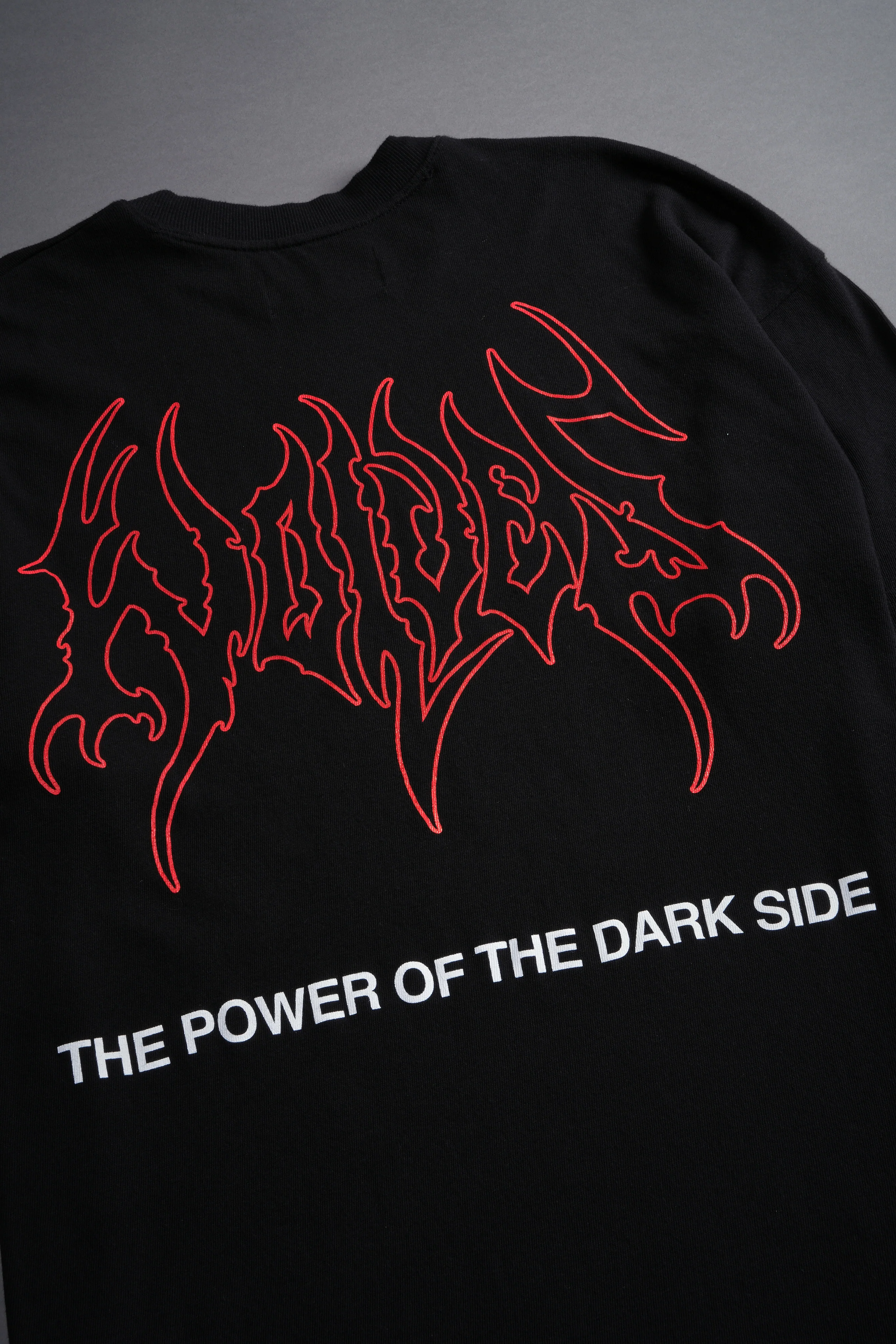 The Power Of The Dark Side Vader "Premium" Oversized Tee in Black - Image 8