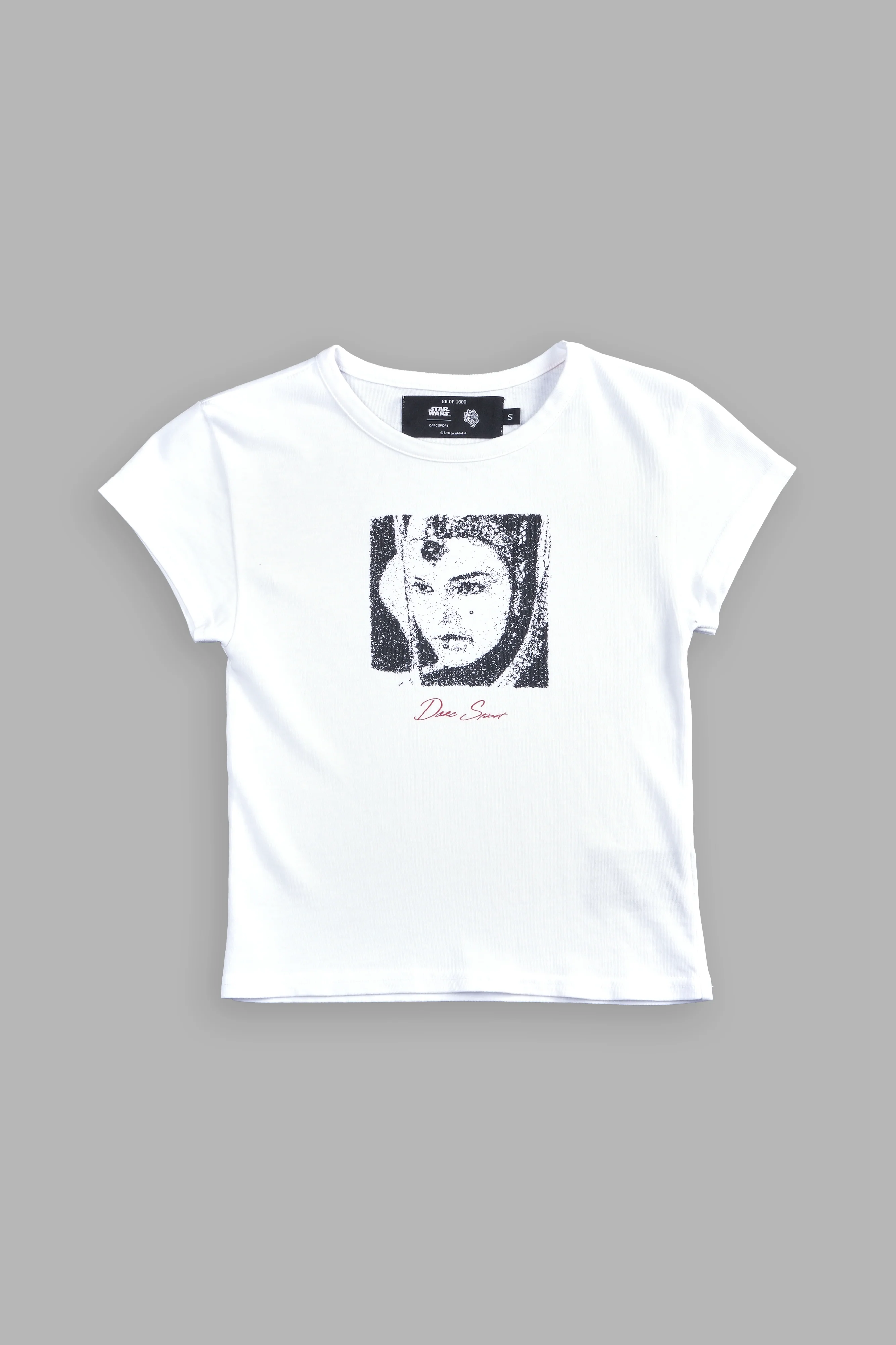 The Queen "Baby" Tee in White - Image 5