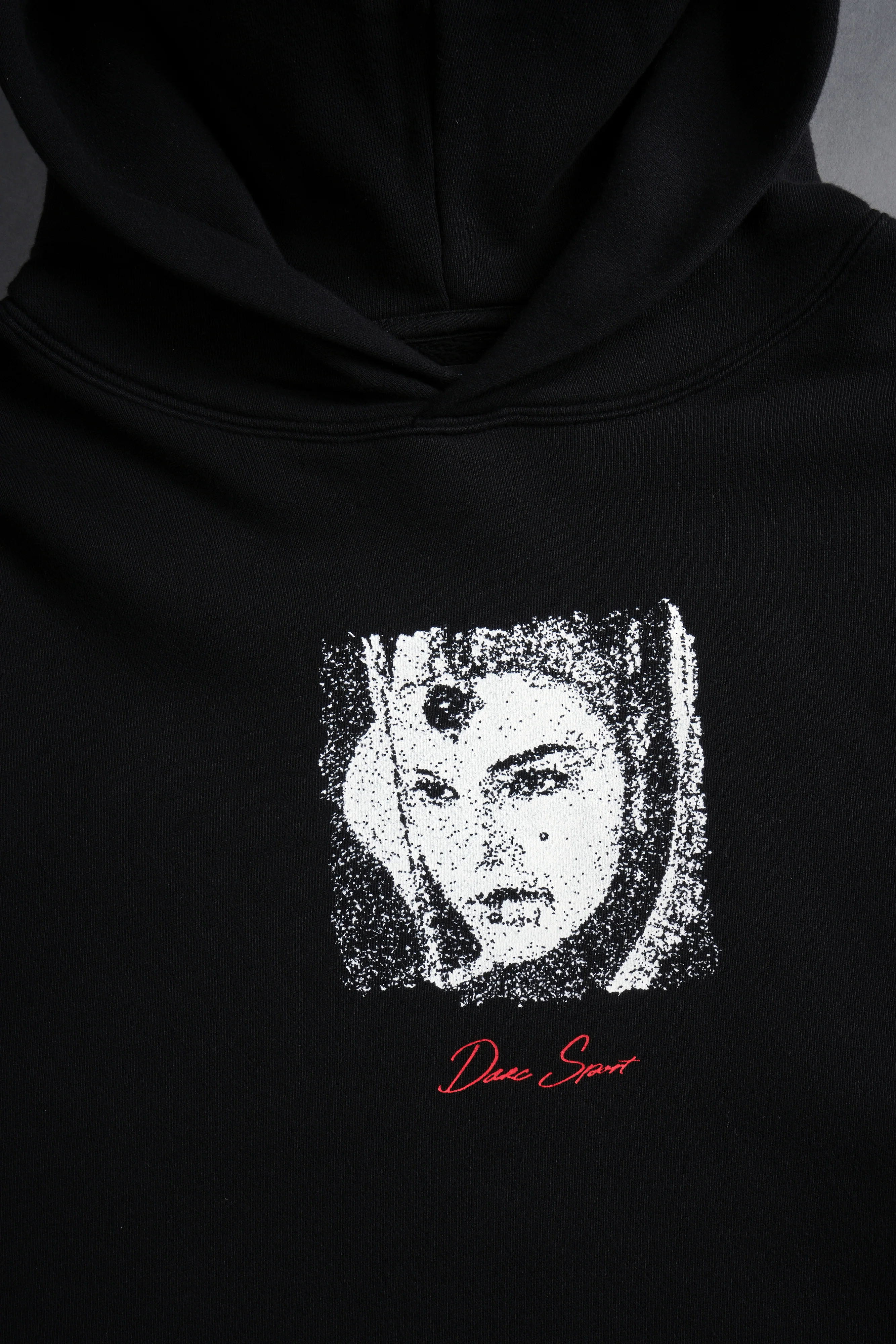 The Queen "Wyoming" (Cropped) Hoodie in Black - Image 5