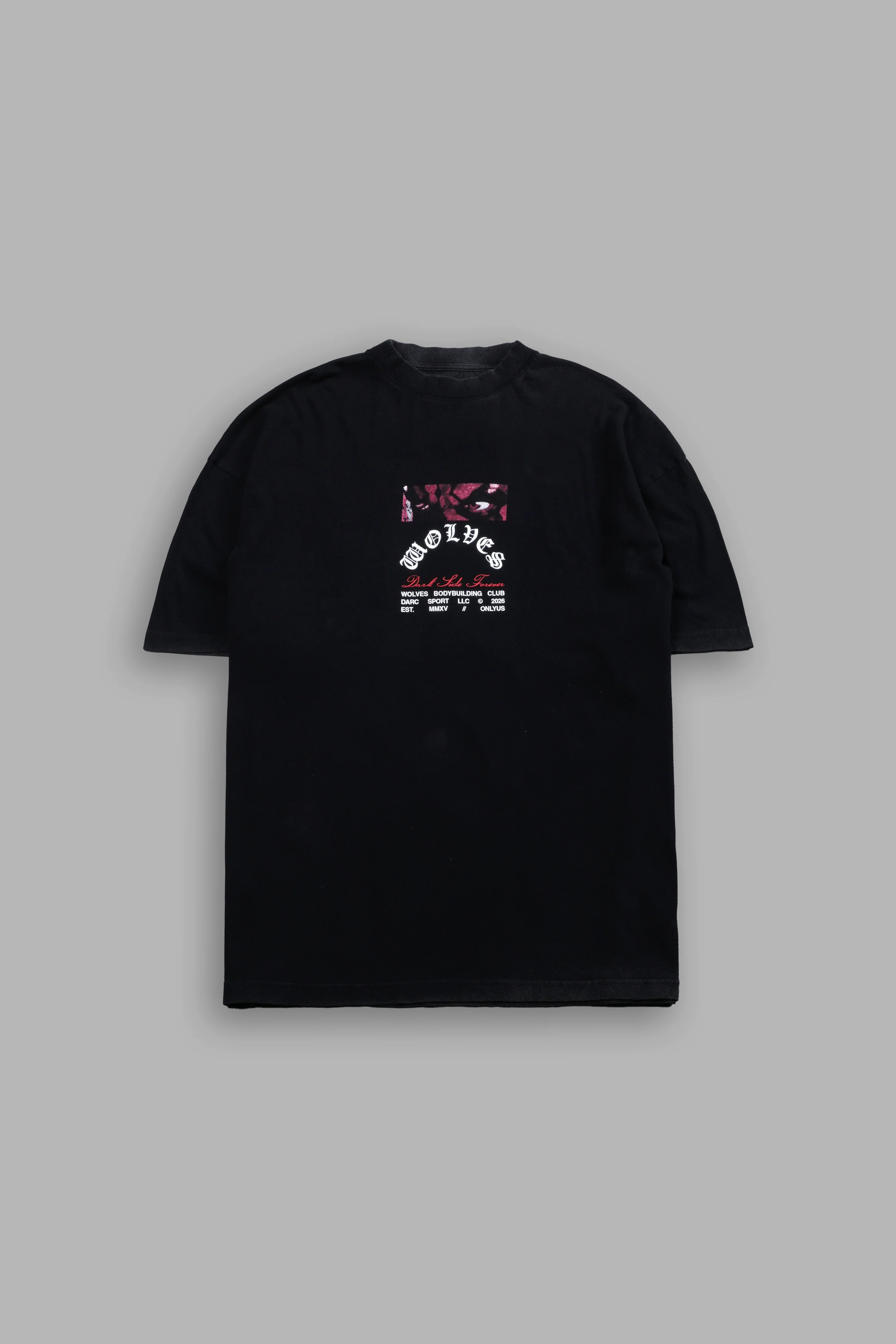 The Shadow Premium Oversized Tee in Black - Image 2