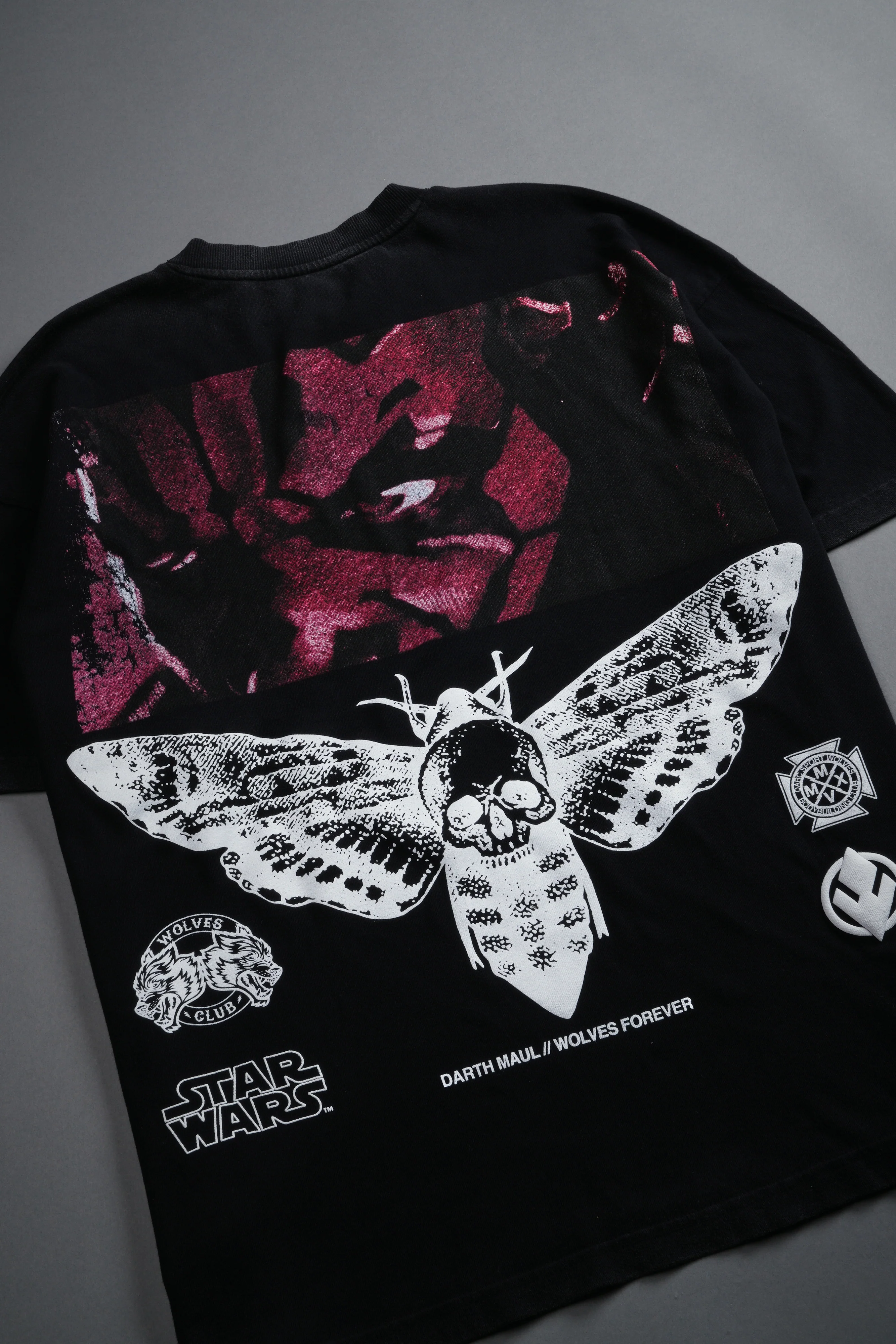 The Shadow Premium Oversized Tee in Black - Image 4