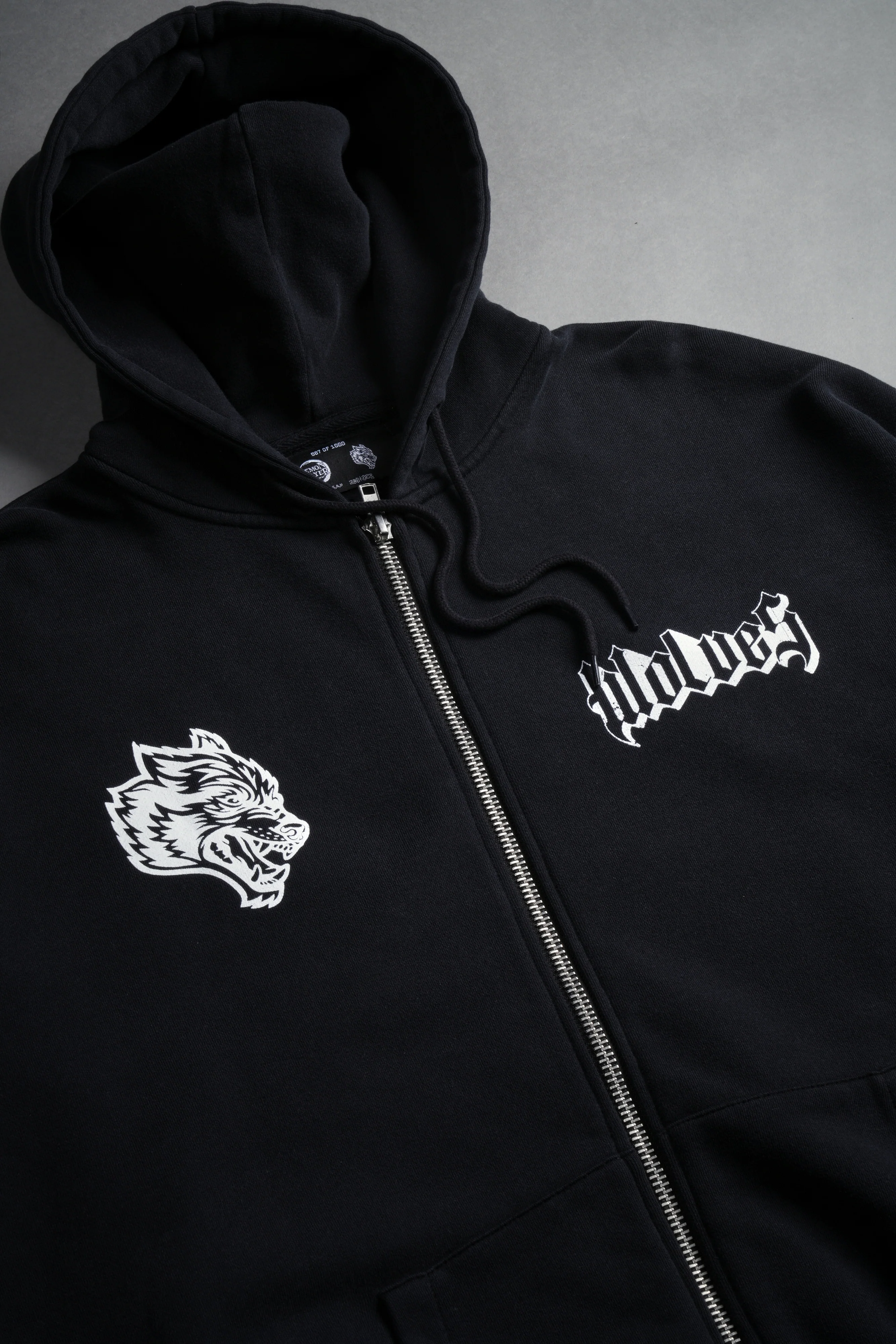 The Spider Family "Chambers" Zip Hoodie in Black - Image 7