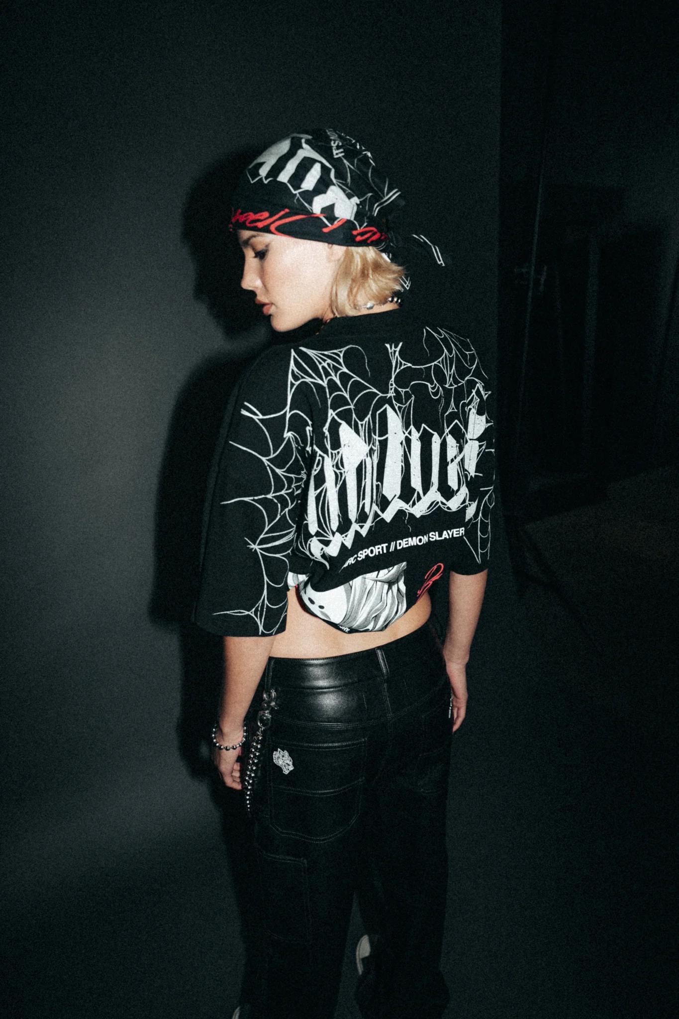 The Spider Family "Premium" Oversized Tee in Black - Image 2