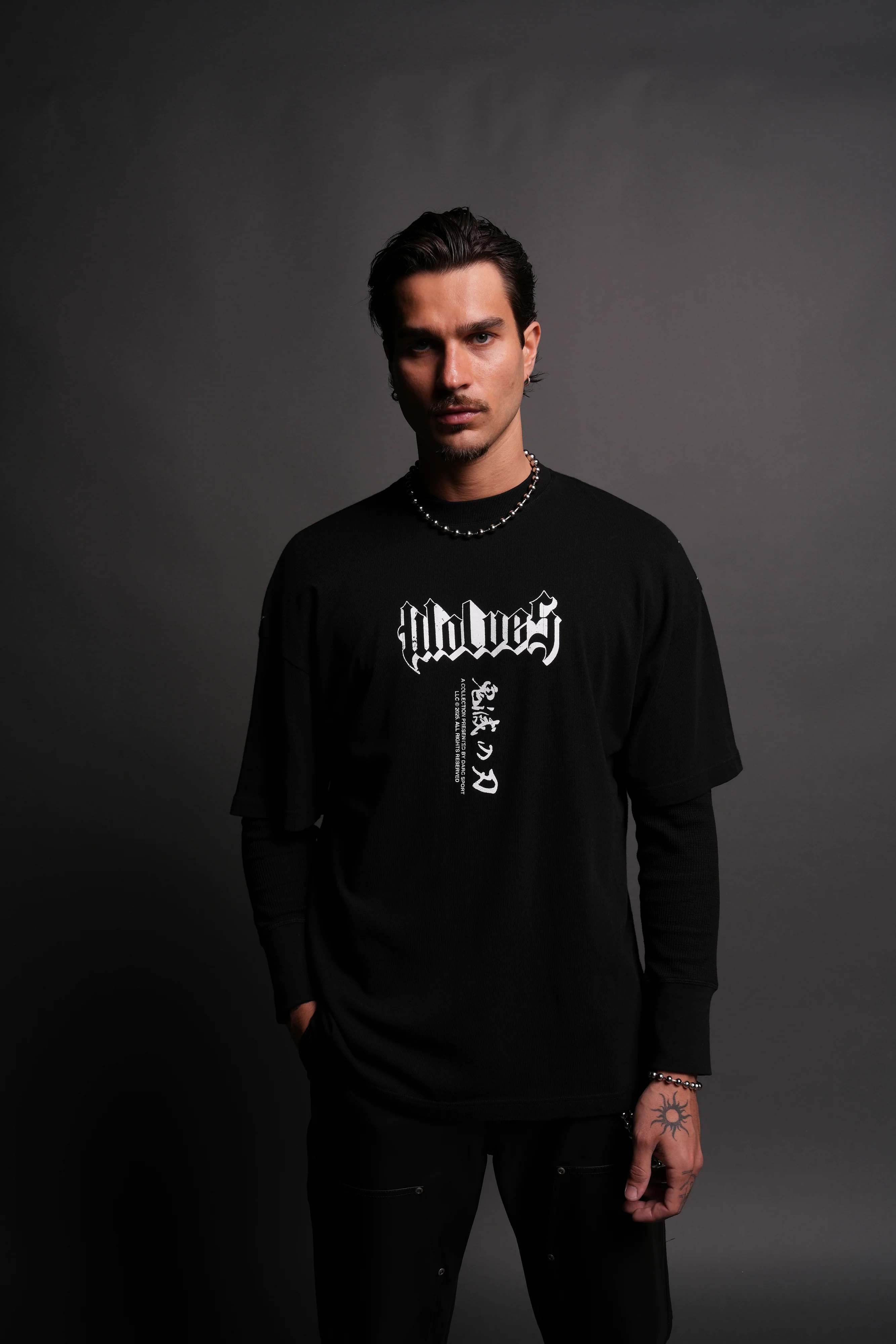 The Spider Family "Premium" Oversized Tee in Black - Image 4