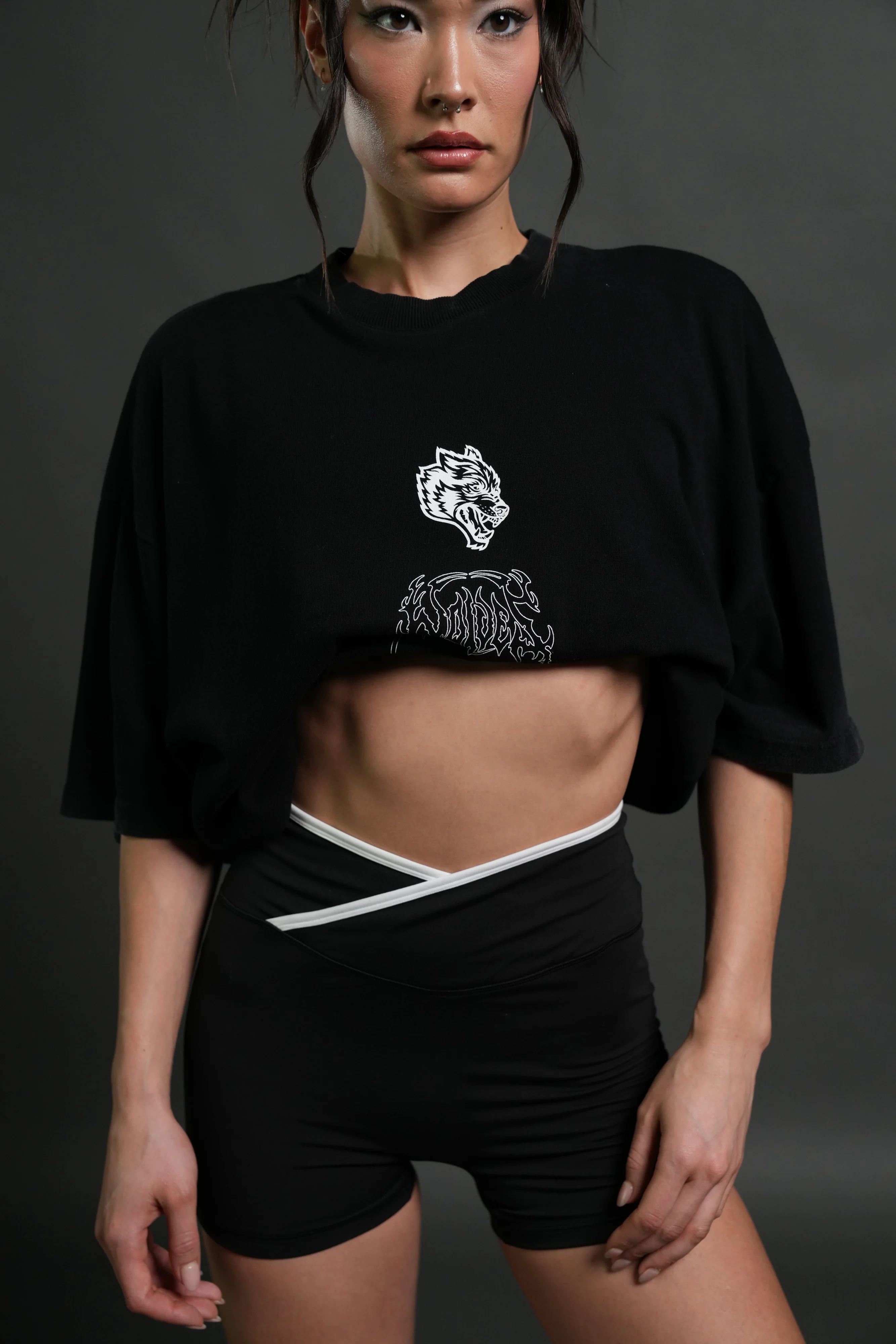 The Valkyrie Premium Oversized Tee in Black - Image 13