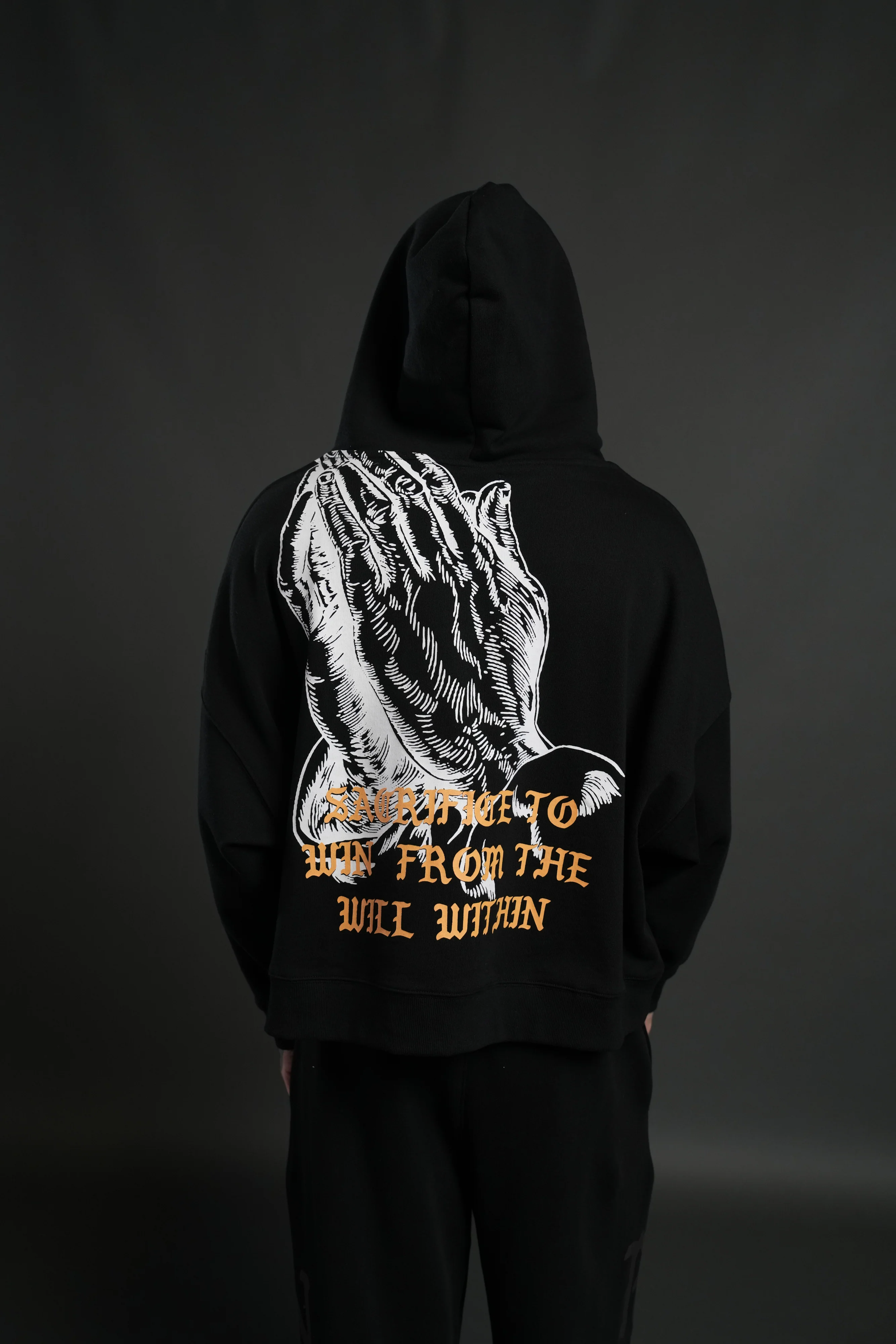 The Will Within Grunge "Gage Box Cut" Hoodie in Black - Image 4