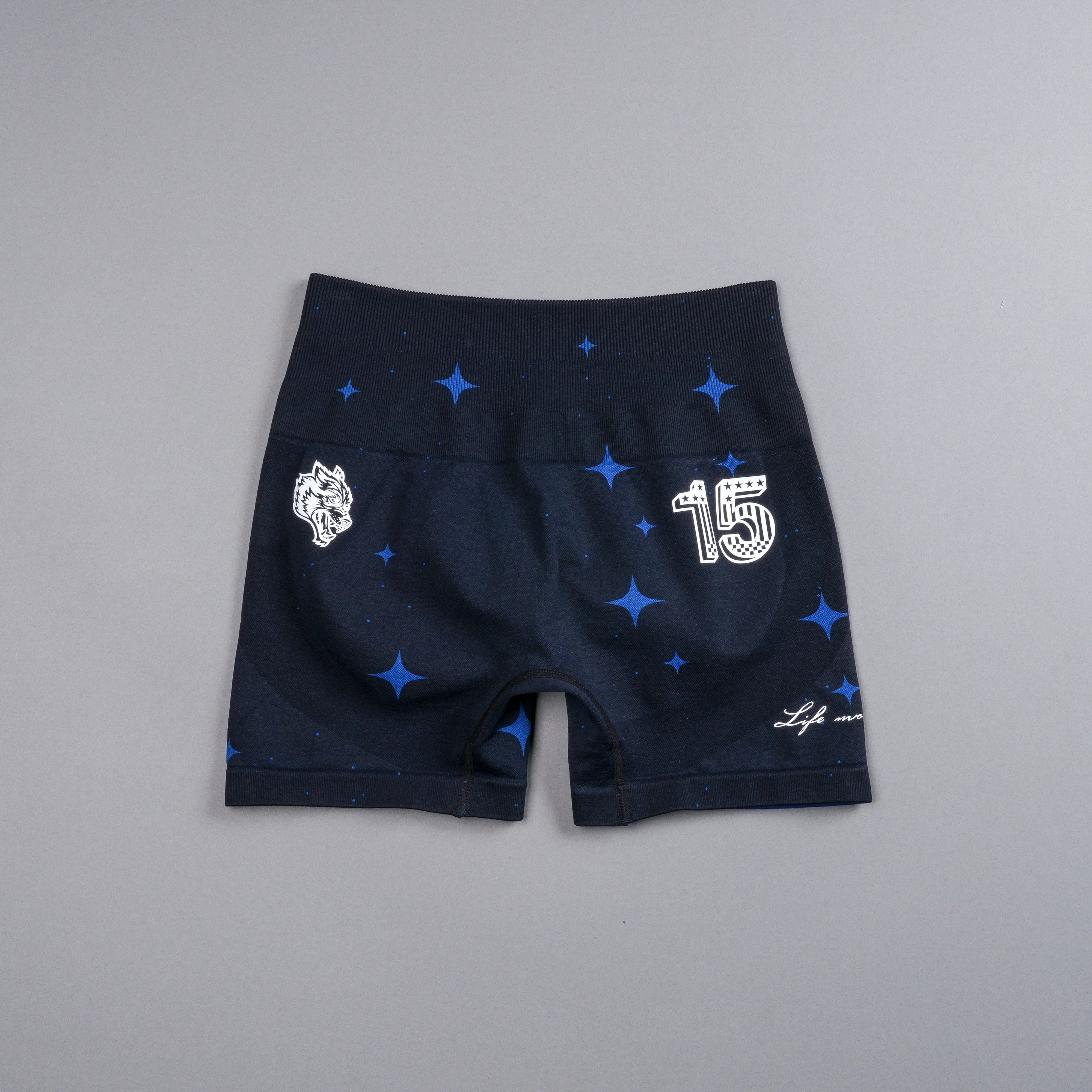 Throttle Everson Seamless "Sierra" Shorts in Darc Cobalt Starry Night - Image 3