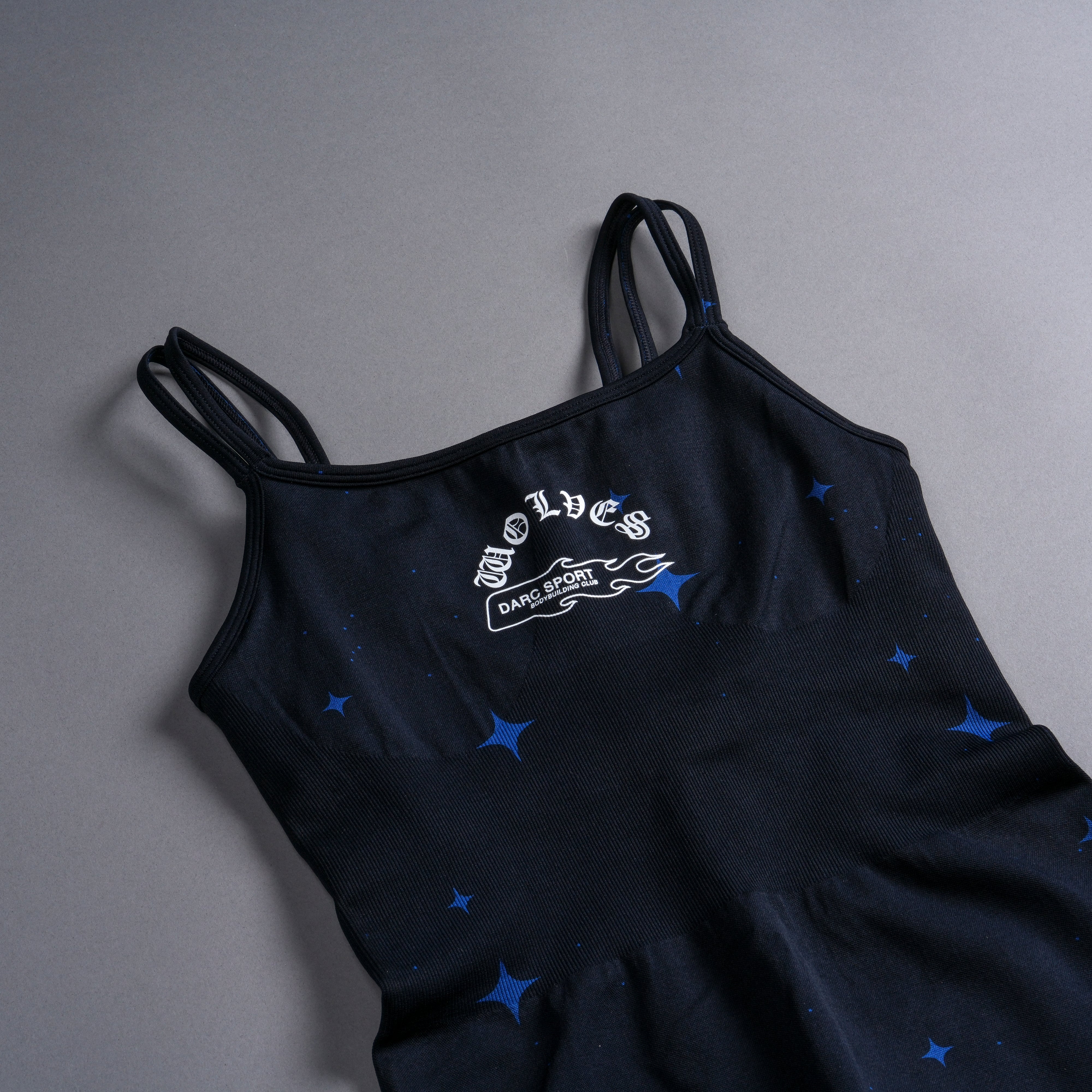 Throttle Sierra Seamless Bodysuit in Darc Cobalt Starry Night - Image 9