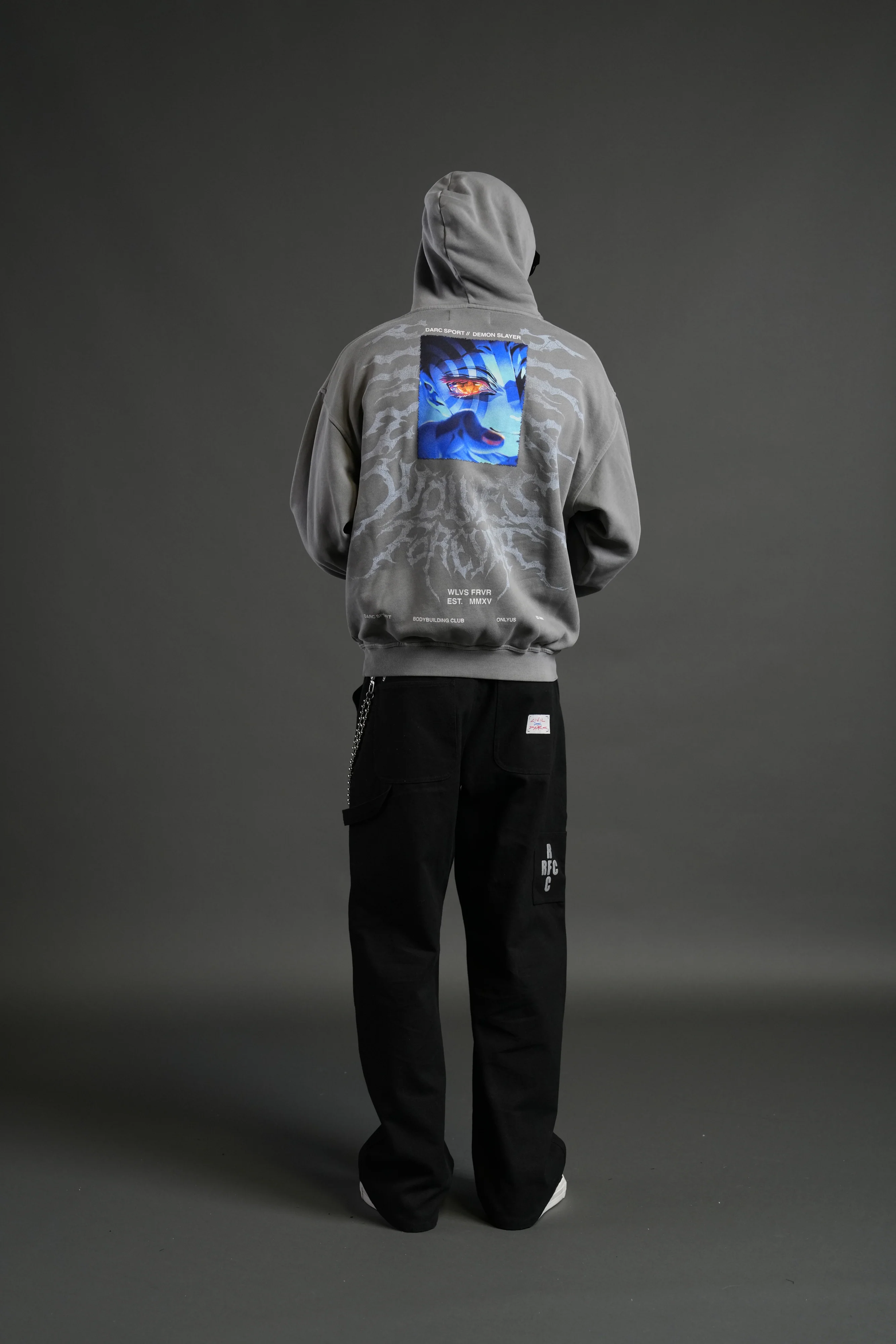 Through His Eyes "Pierce" Hoodie in Dove Gray - Image 6
