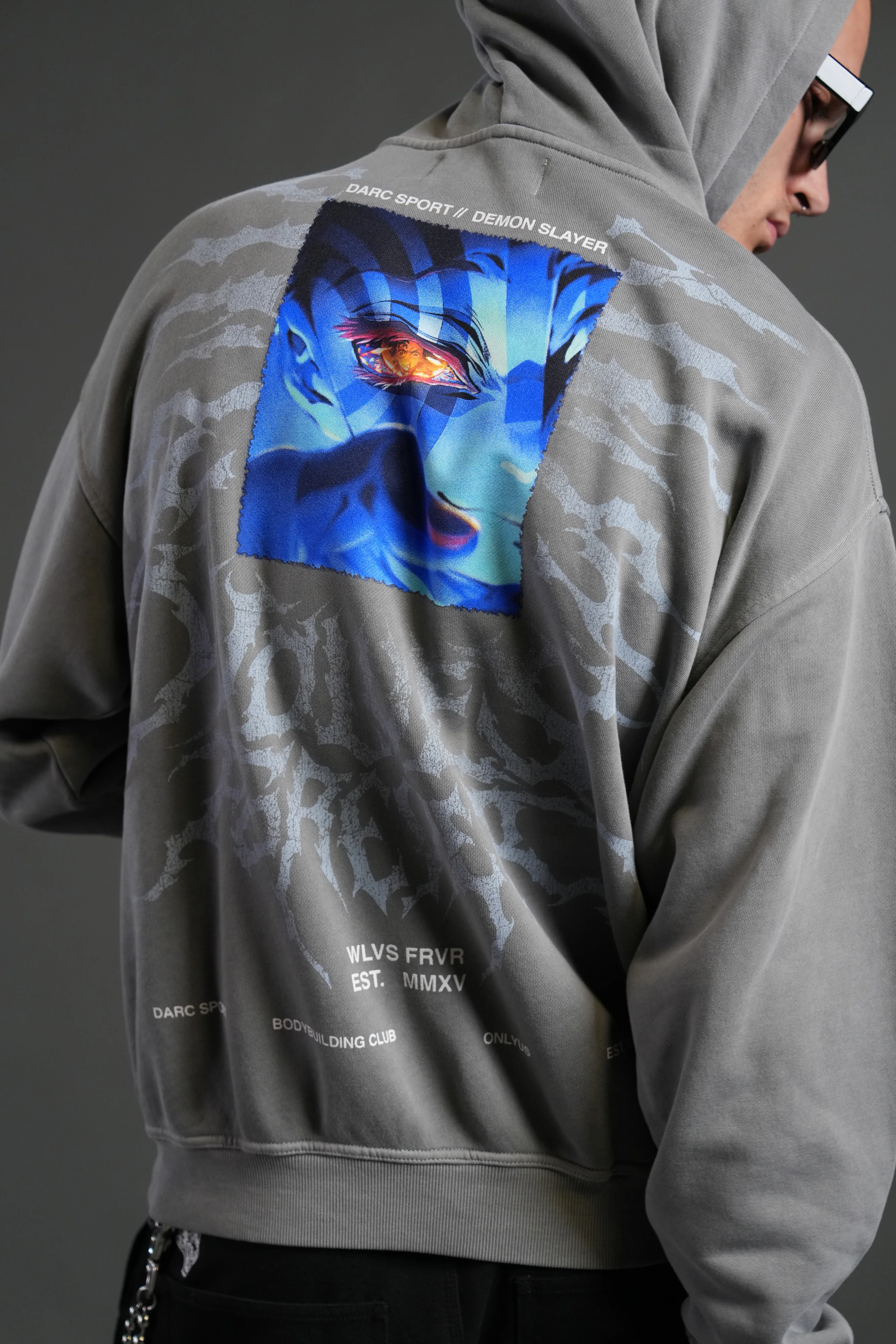 Through His Eyes "Pierce" Hoodie in Dove Gray - Image 8