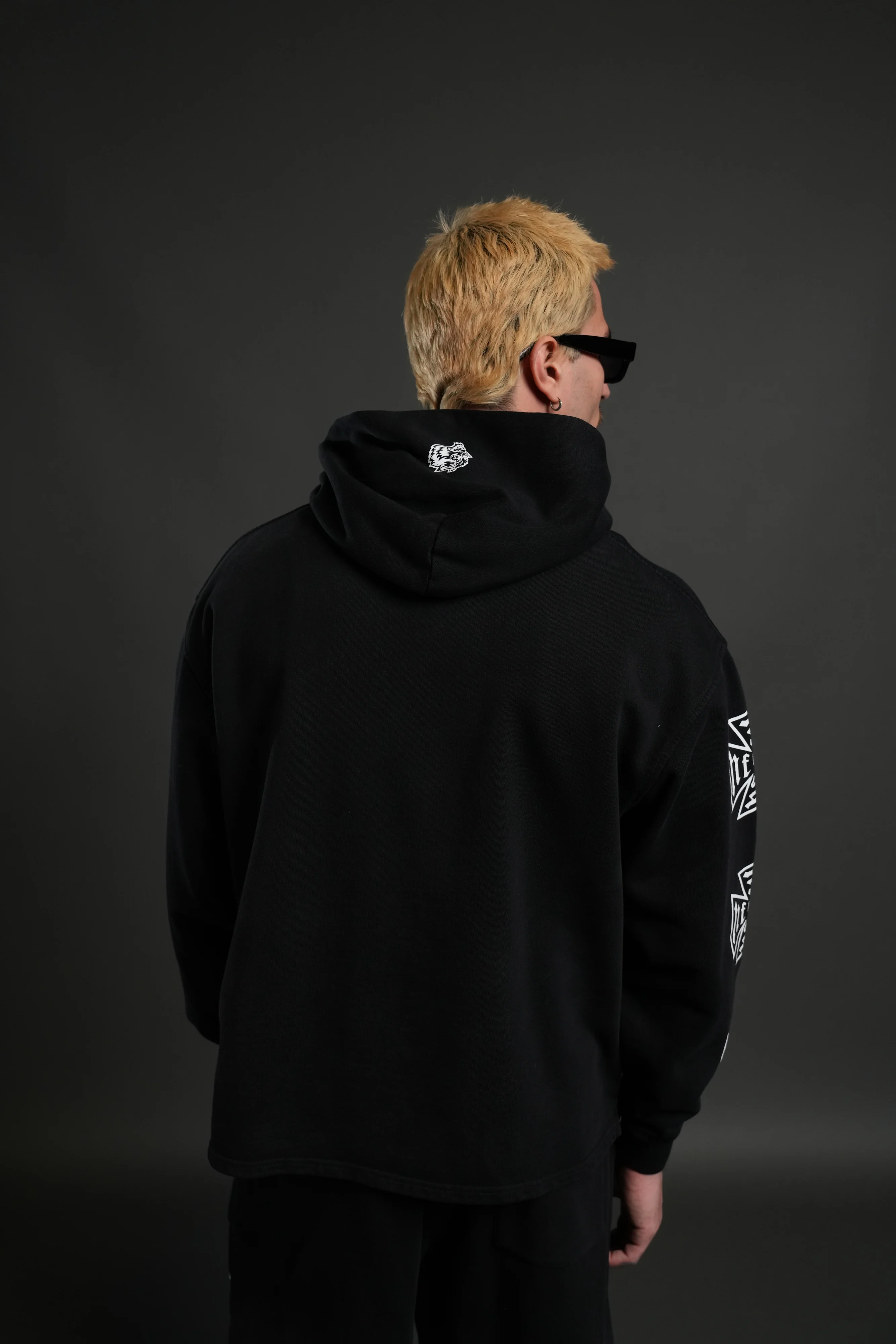 True to Our Core "Moaty" Hoodie in Black Drift Wash - Image 2