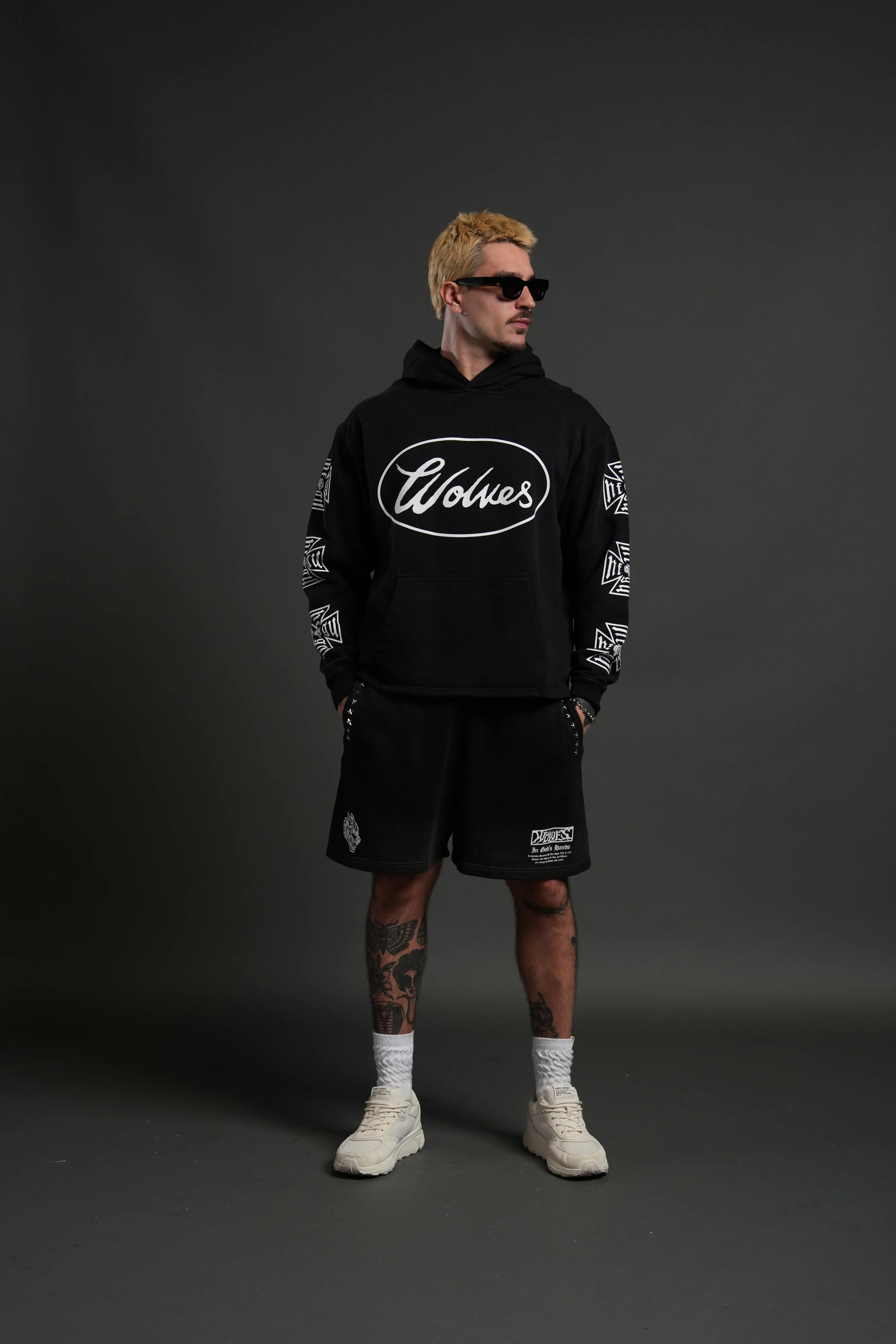 True to Our Core "Moaty" Hoodie in Black Drift Wash - Image 5