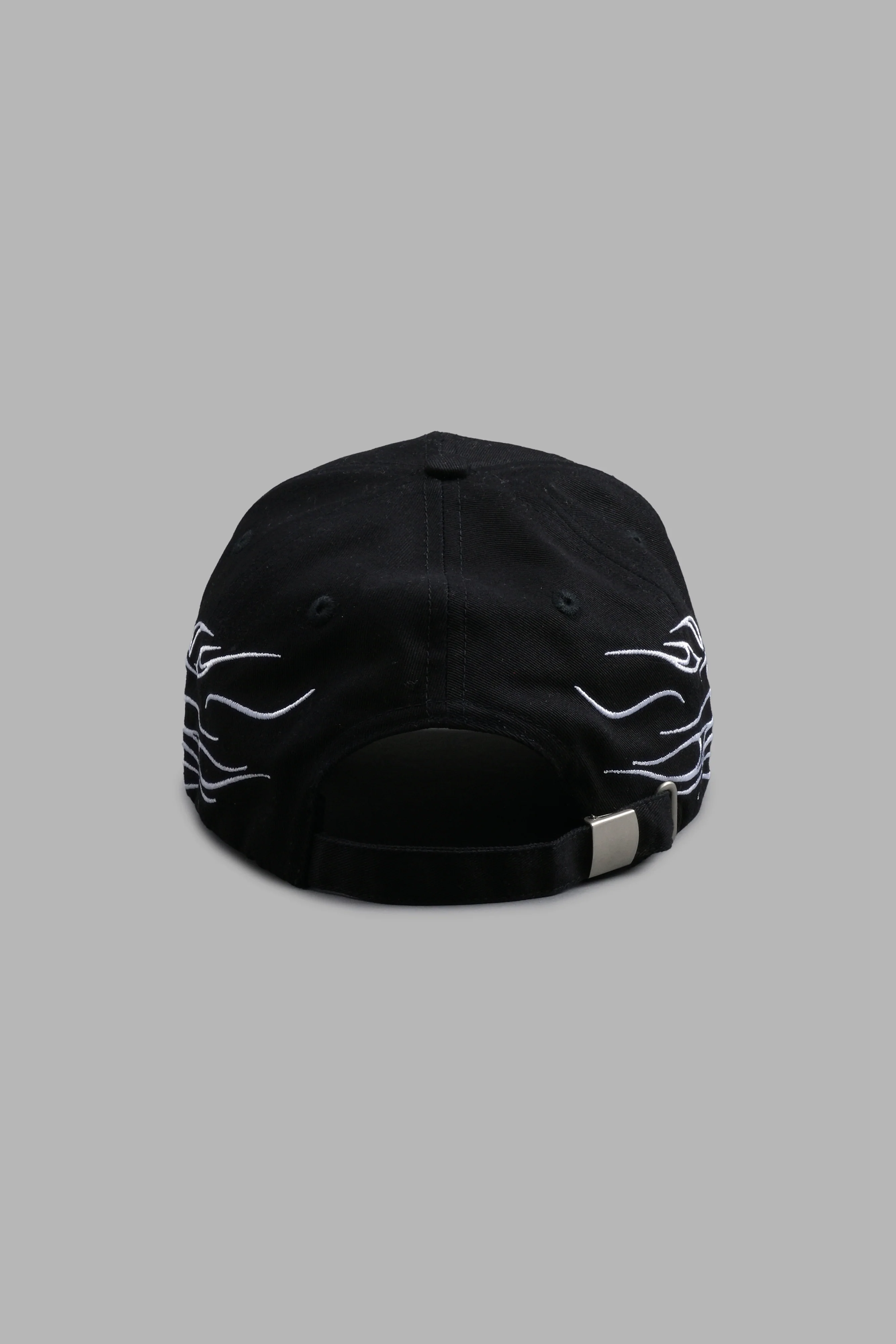 Twin Flame 5 Panel Hat in Black - Image 3