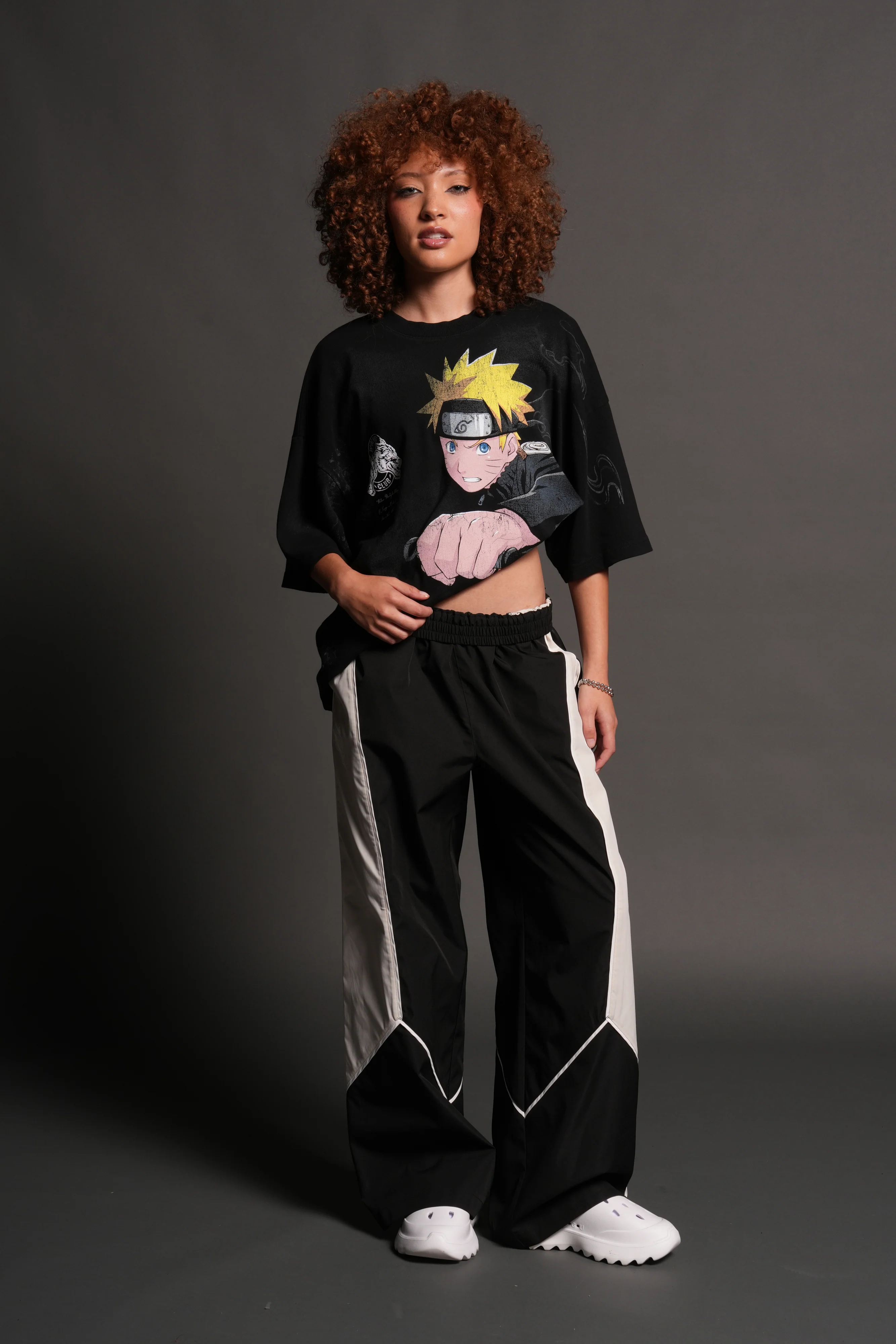 Uzumaki Naruto "Side-By-Side" Series Premium Tee in Black - Image 11