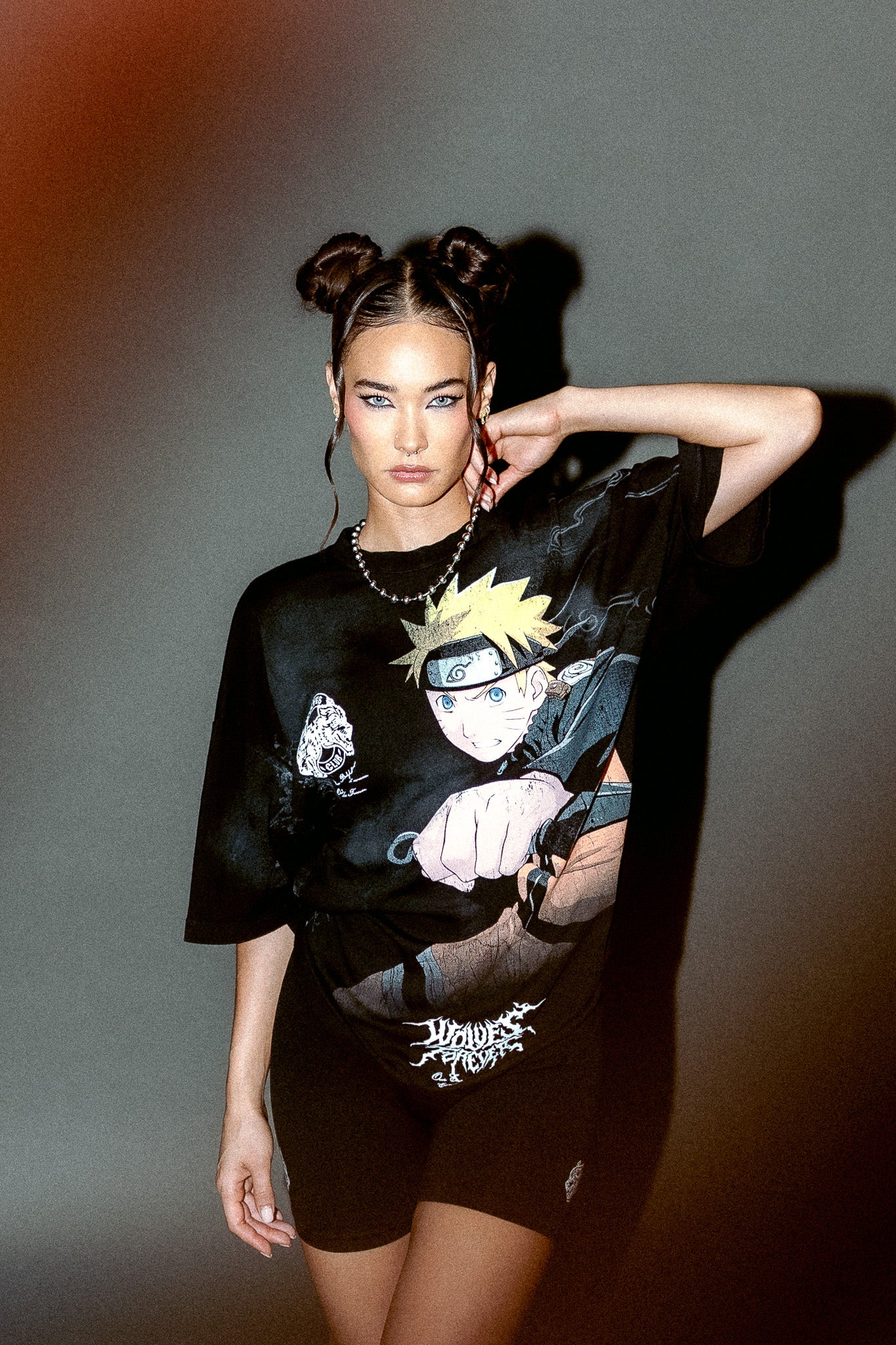 Uzumaki Naruto "Side-By-Side" Series Premium Tee in Black - Image 16