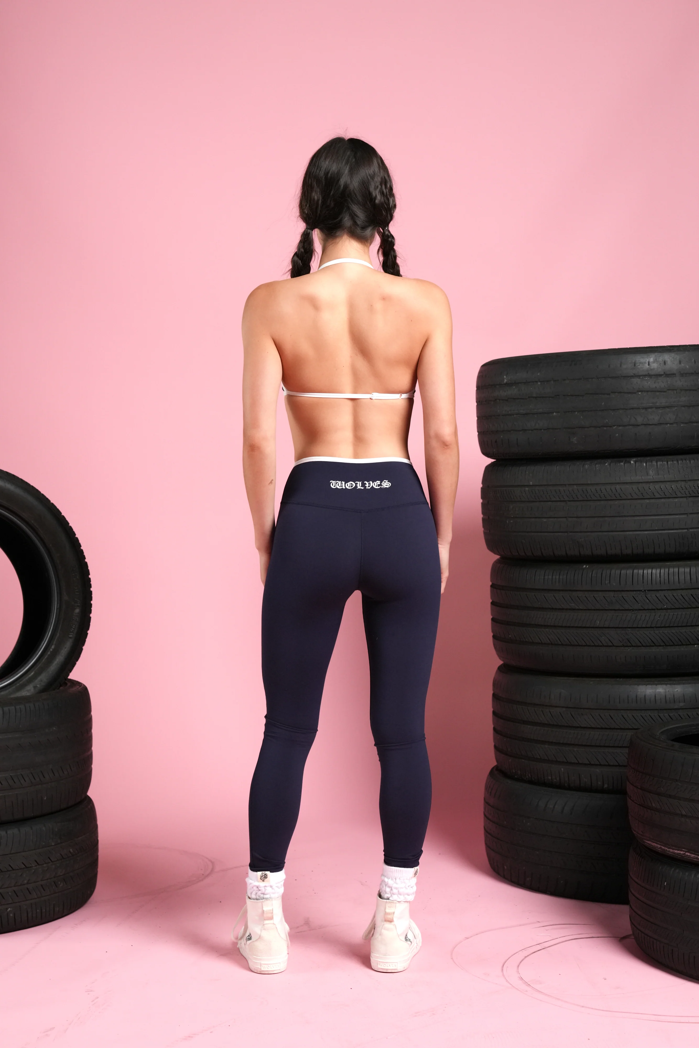 VD Chopper "Pearl" Energy Leggings in Classic Navy - Image 2