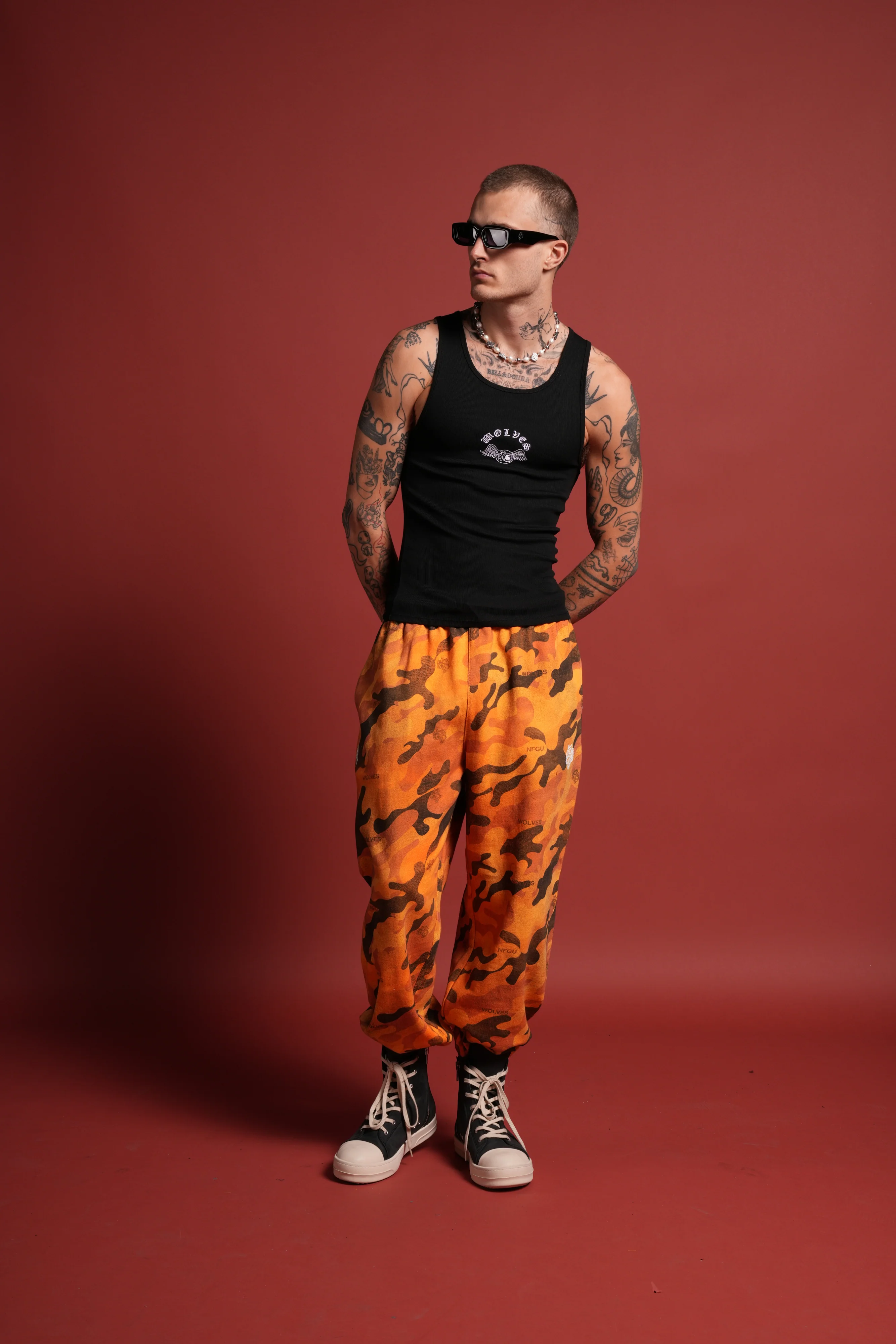 VD Chopper Ribbed Tank V2 in Black - Image 4