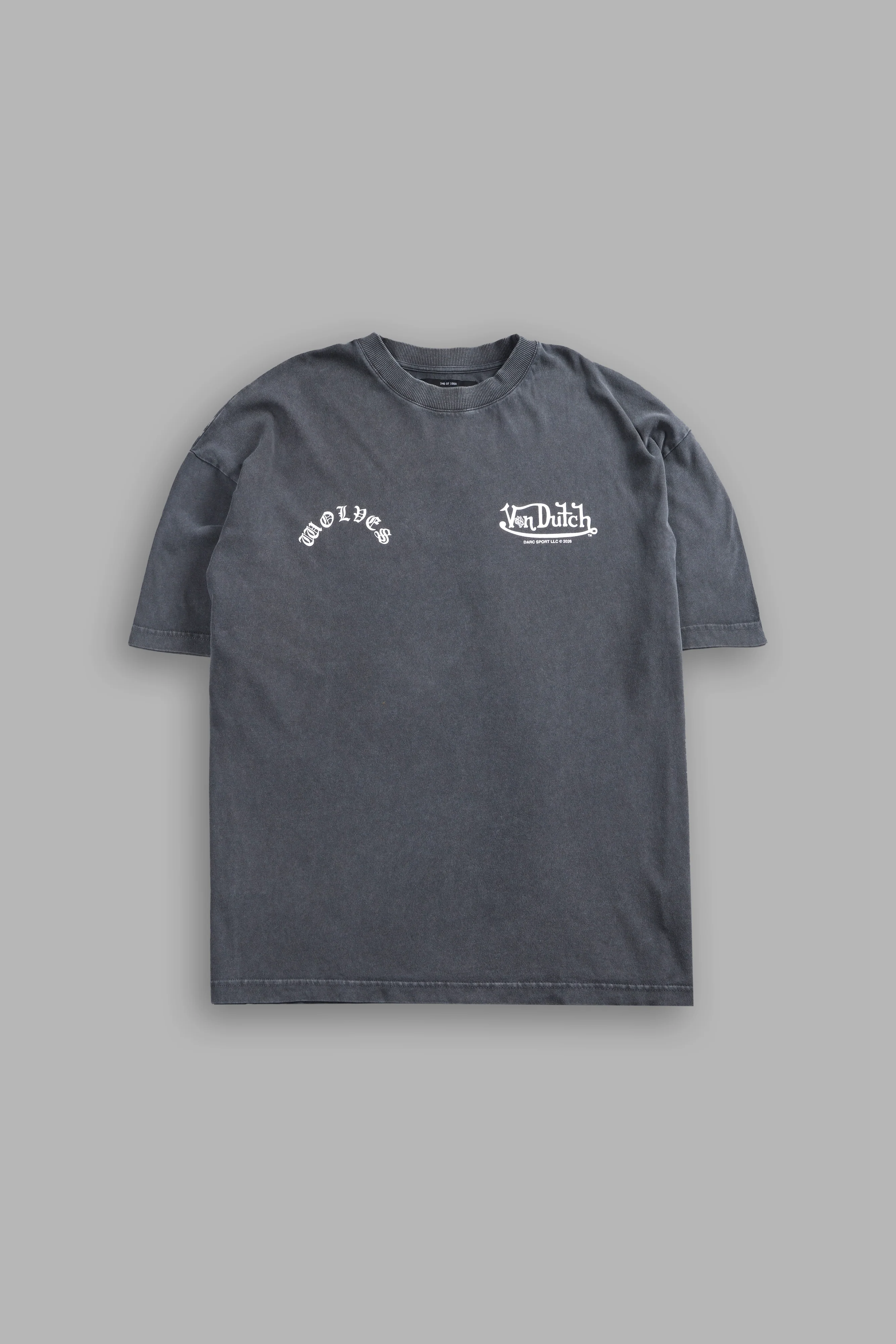Von Darc Premium Oversized Tee in Wolf Gray - Image 3