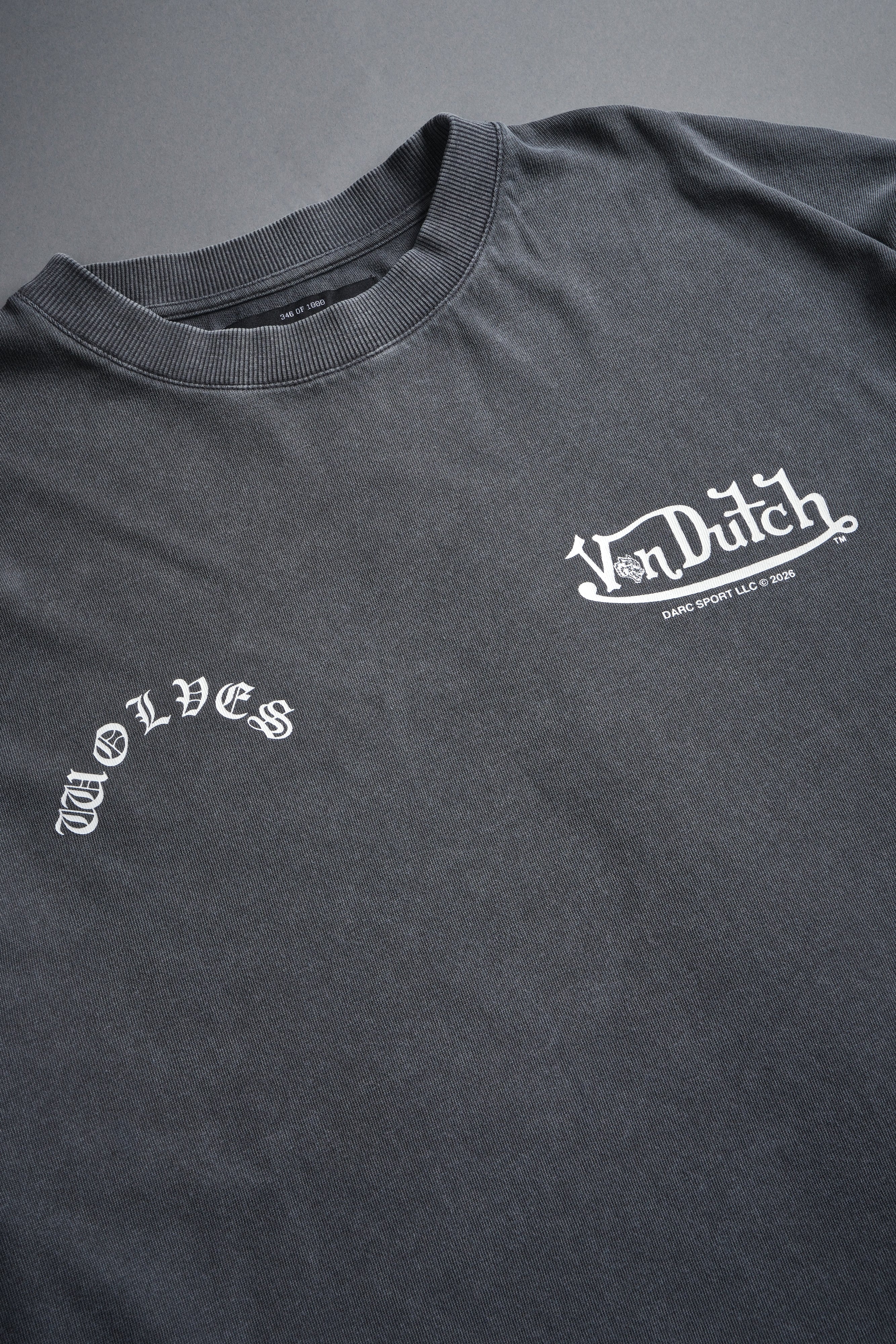 Von Darc Premium Oversized Tee in Wolf Gray - Image 7