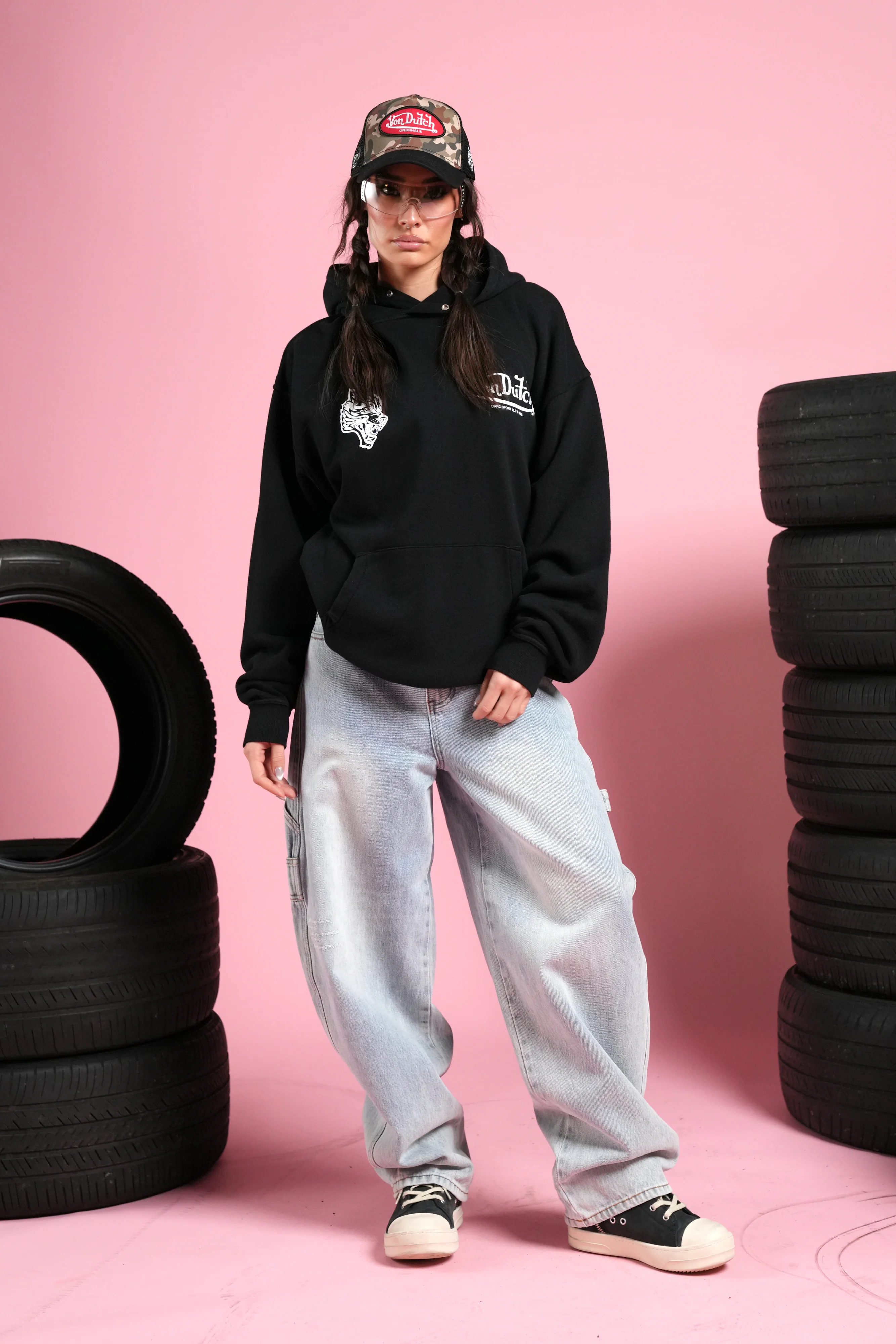 Von Wild Unisex "Pierce" Hoodie in Black - Image 11