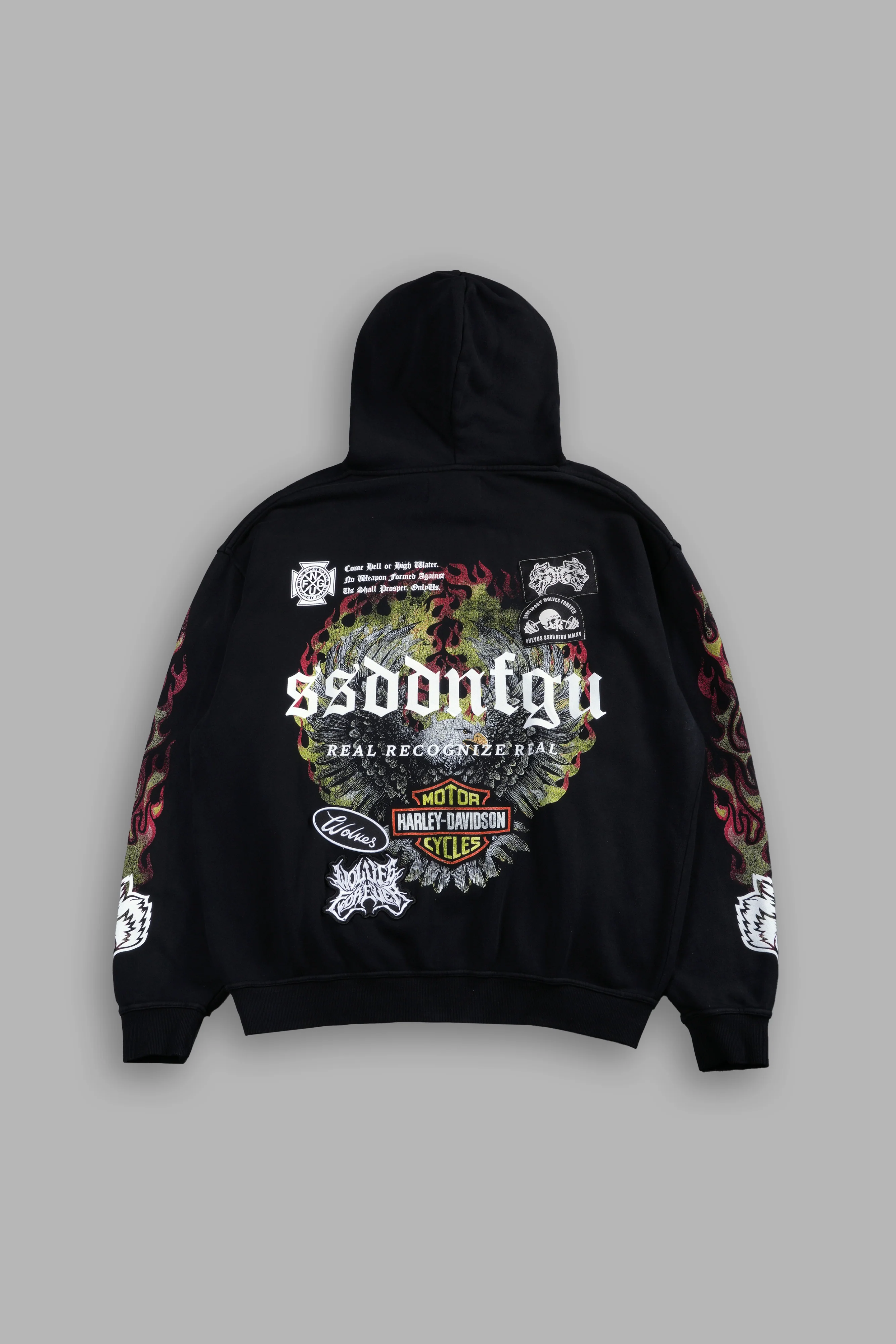 Wings of Fire "Pierce" Hoodie in Black