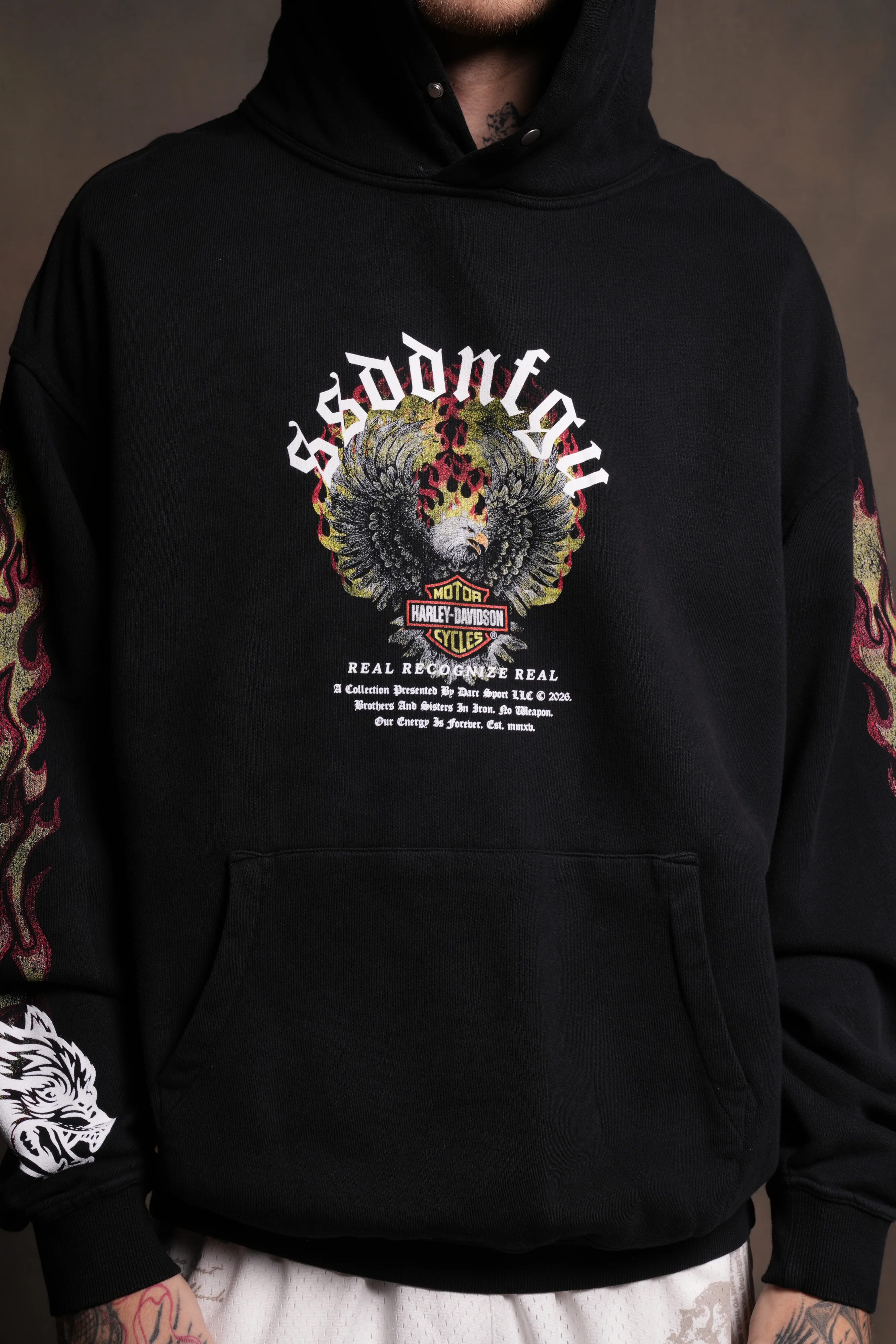 Wings of Fire "Pierce" Hoodie in Black - Image 7