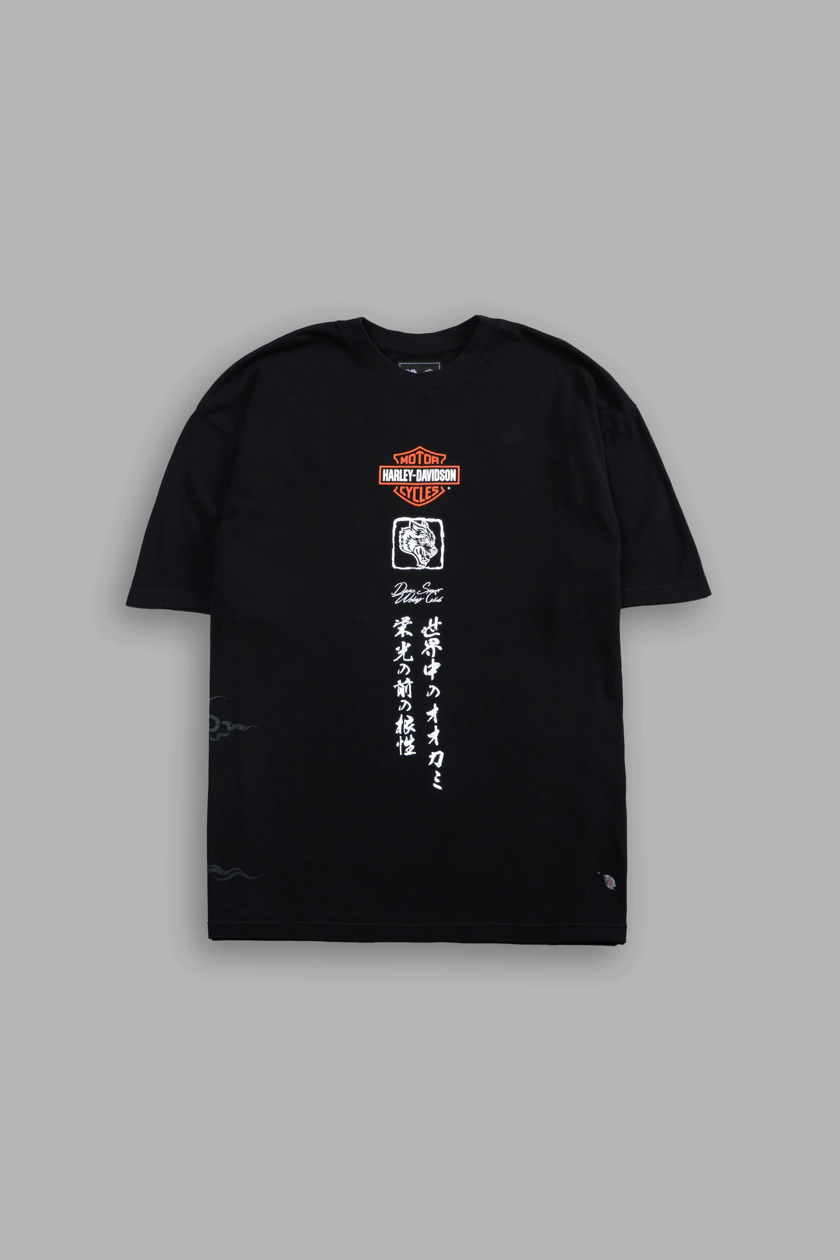 Wlvs Code Side-By-Side Series Premium Tee in Black - Image 3