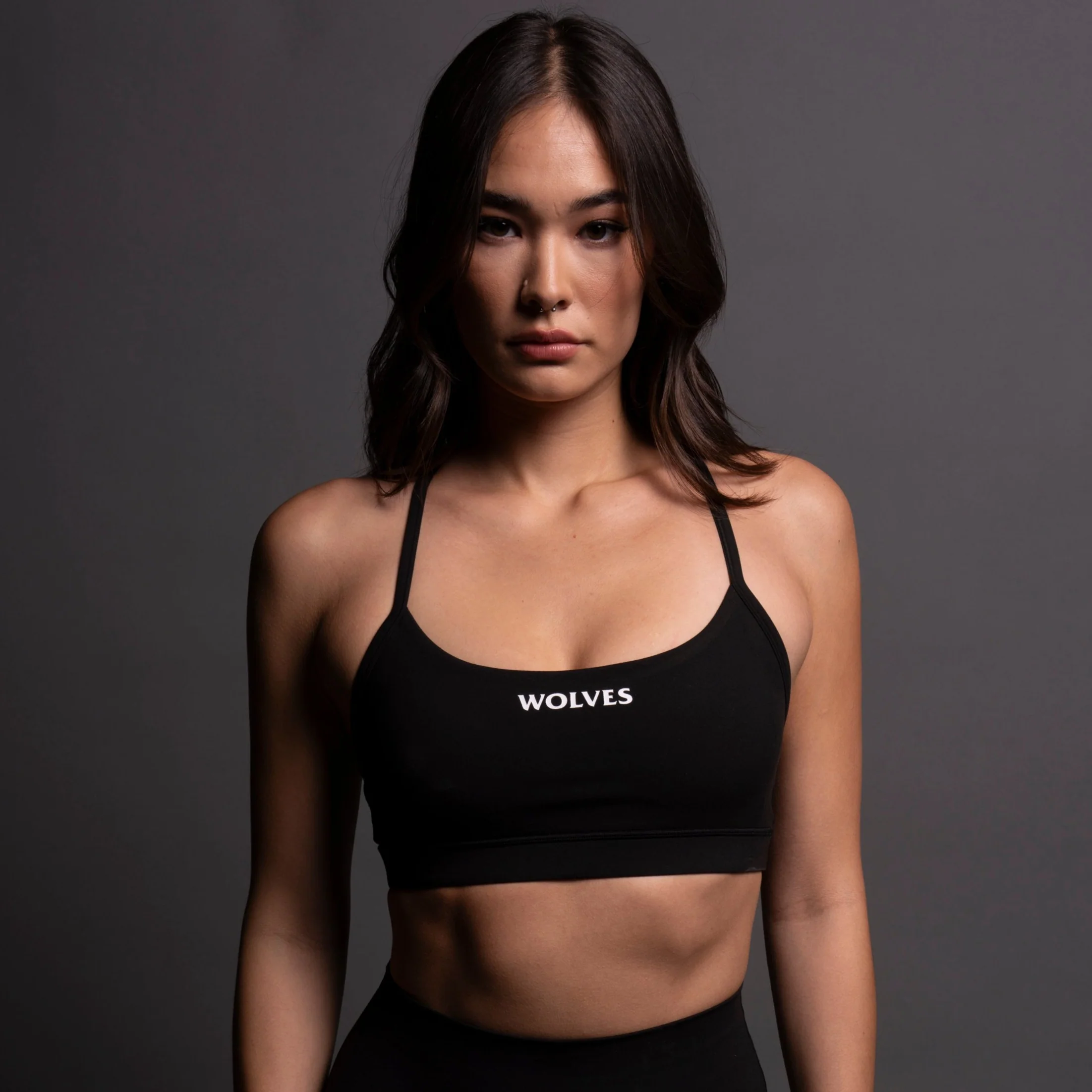 WLVS "Energy" Everyday Sports Bra in Black