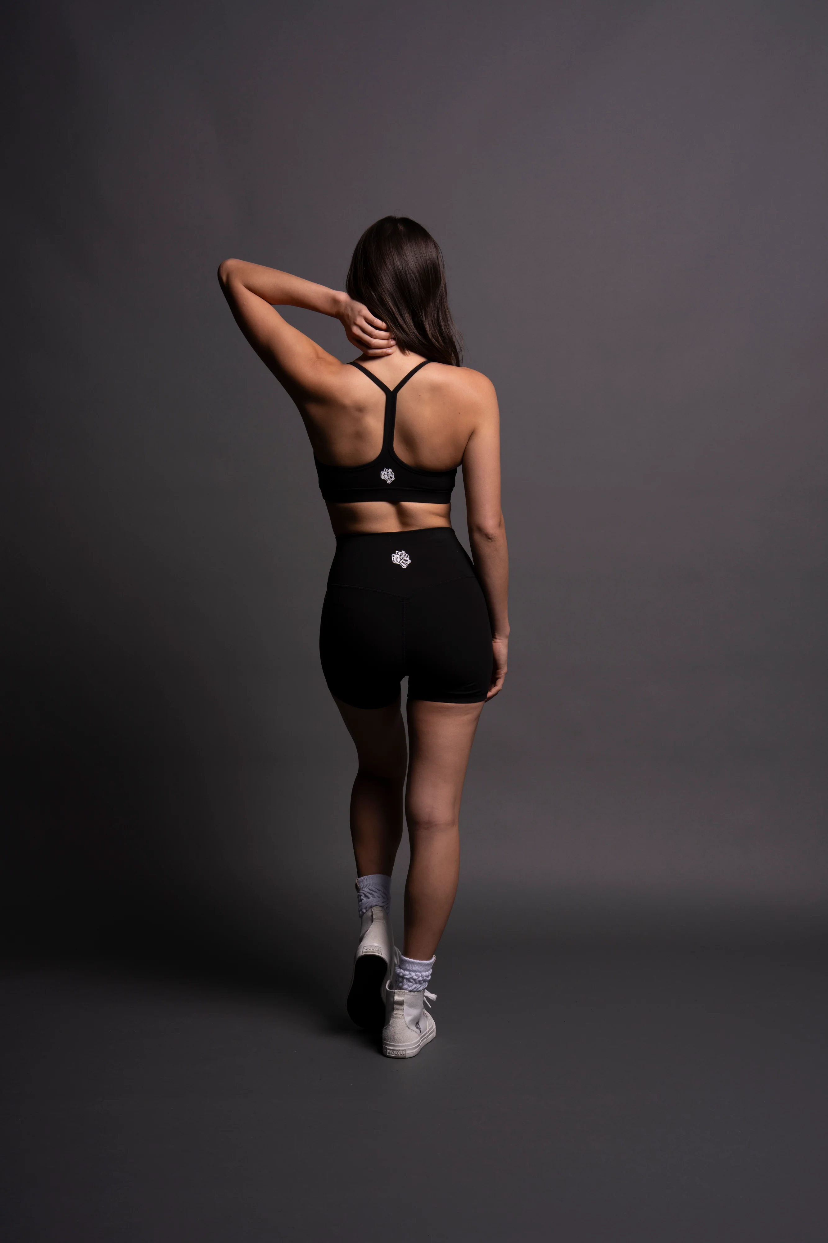 WLVS "Energy" Everyday Sports Bra in Black - Image 8