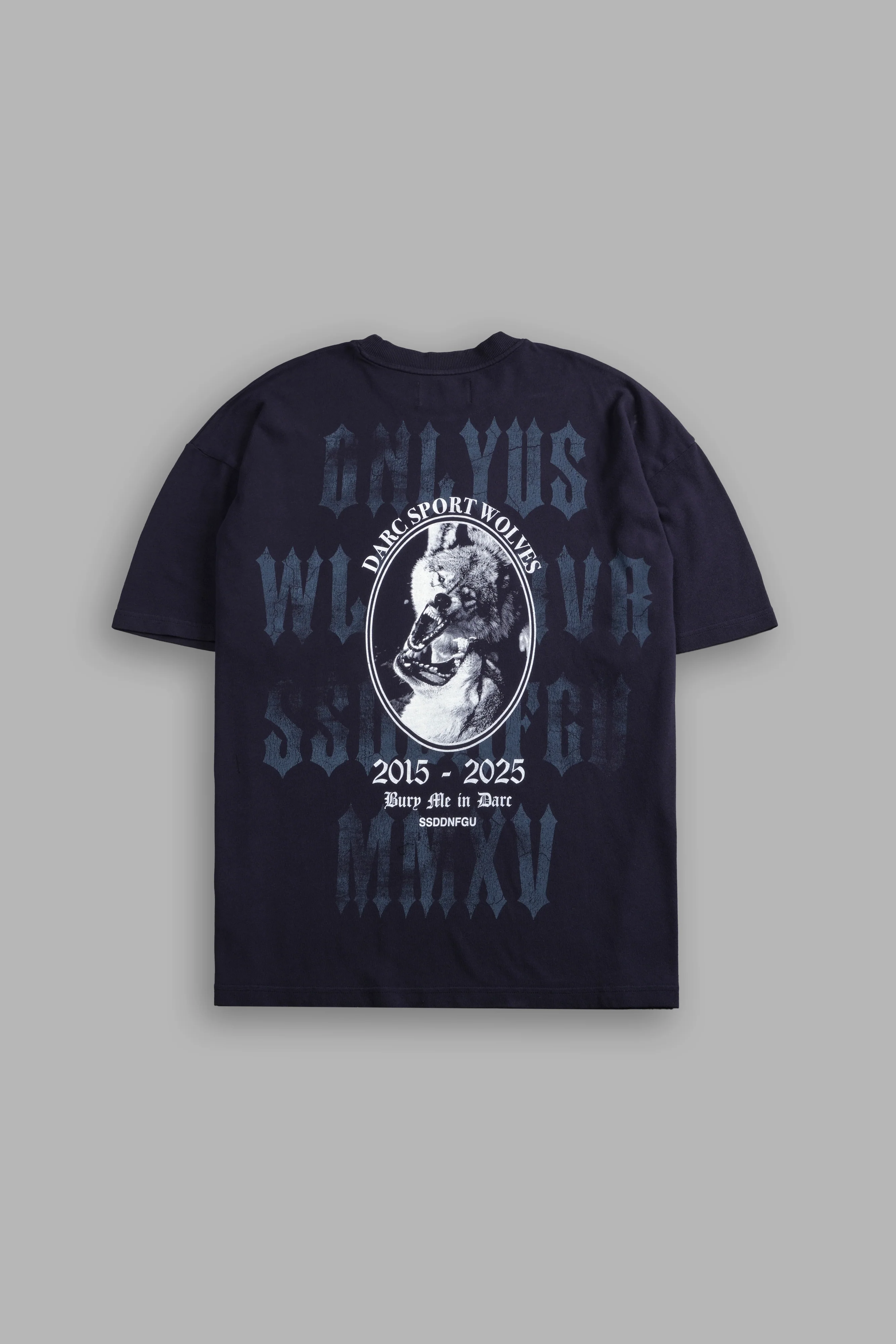 Wolf Blood "Premium" Oversized Tee in Nightshade