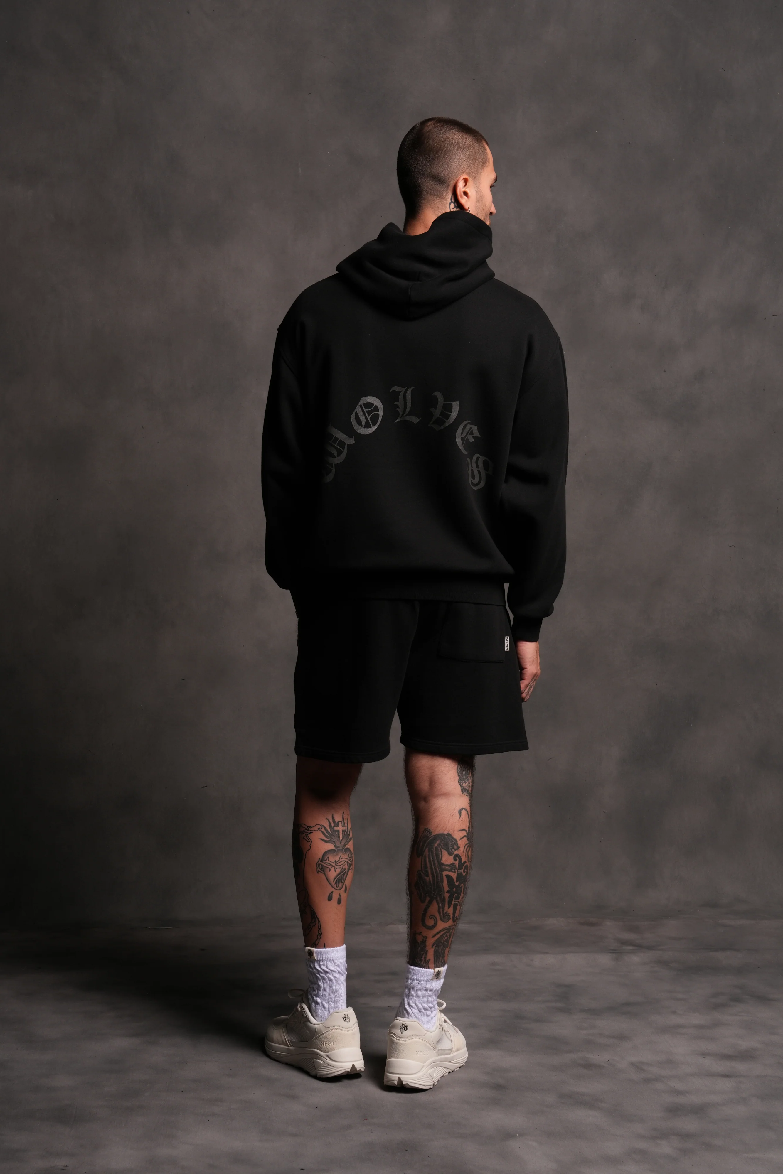 Wolf Chopper FRVR "Pierce" Hoodie in Black - Image 7
