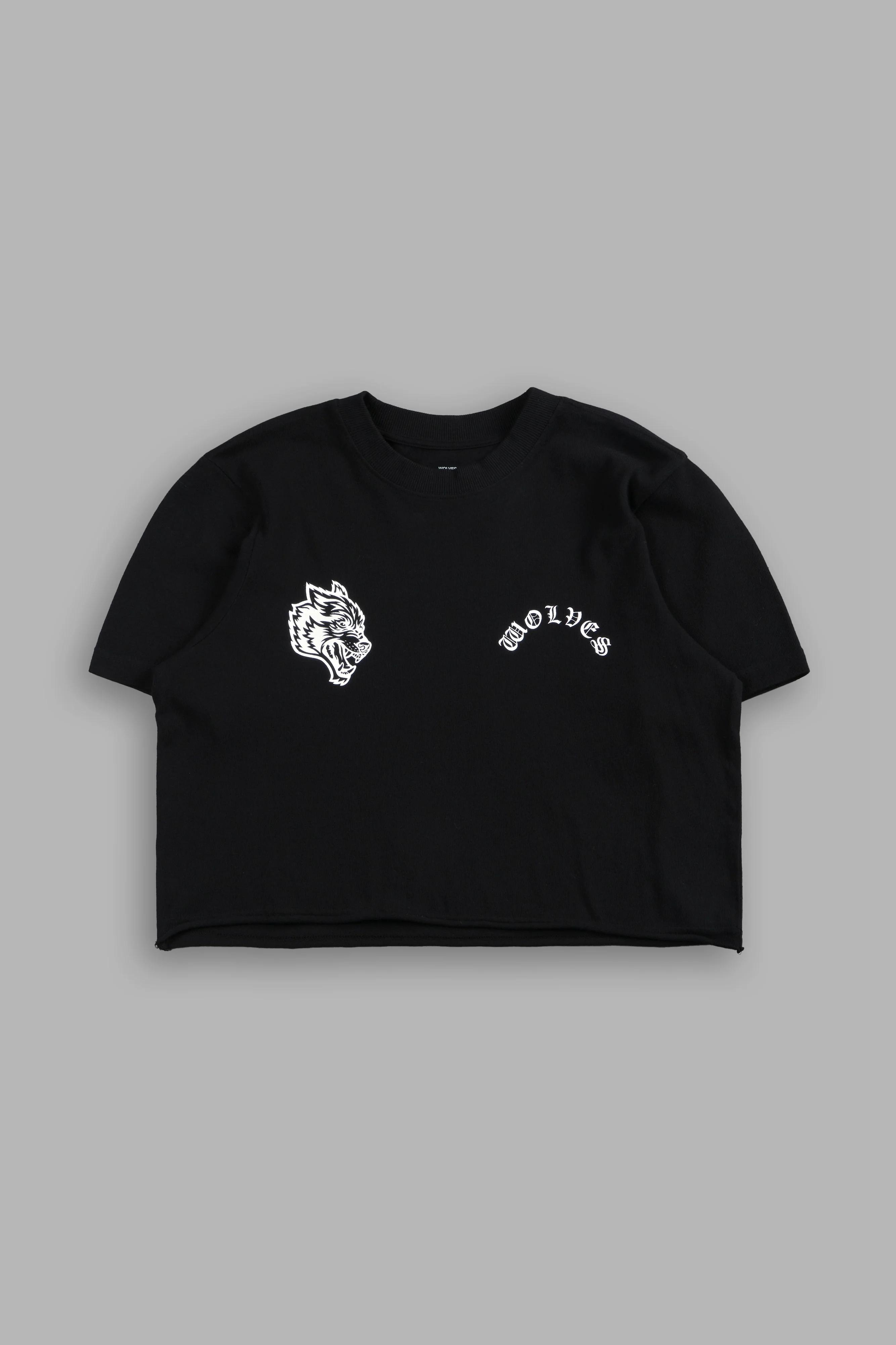 Wolf Chopper FRVR "Premium" Cropped Tee in Black - Image 7