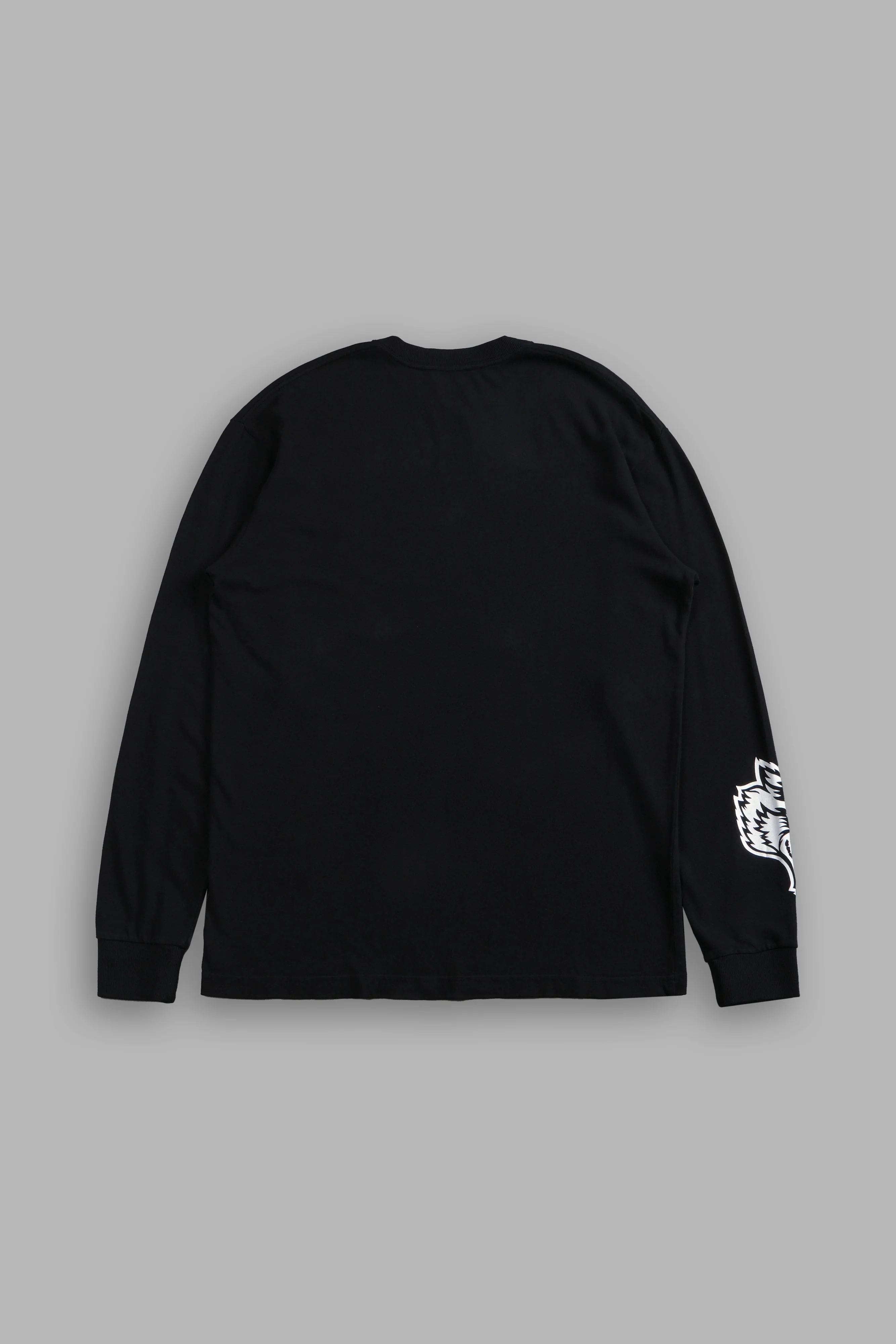 Wolf Chopper "Premium" L/S Tee in Black - Image 3