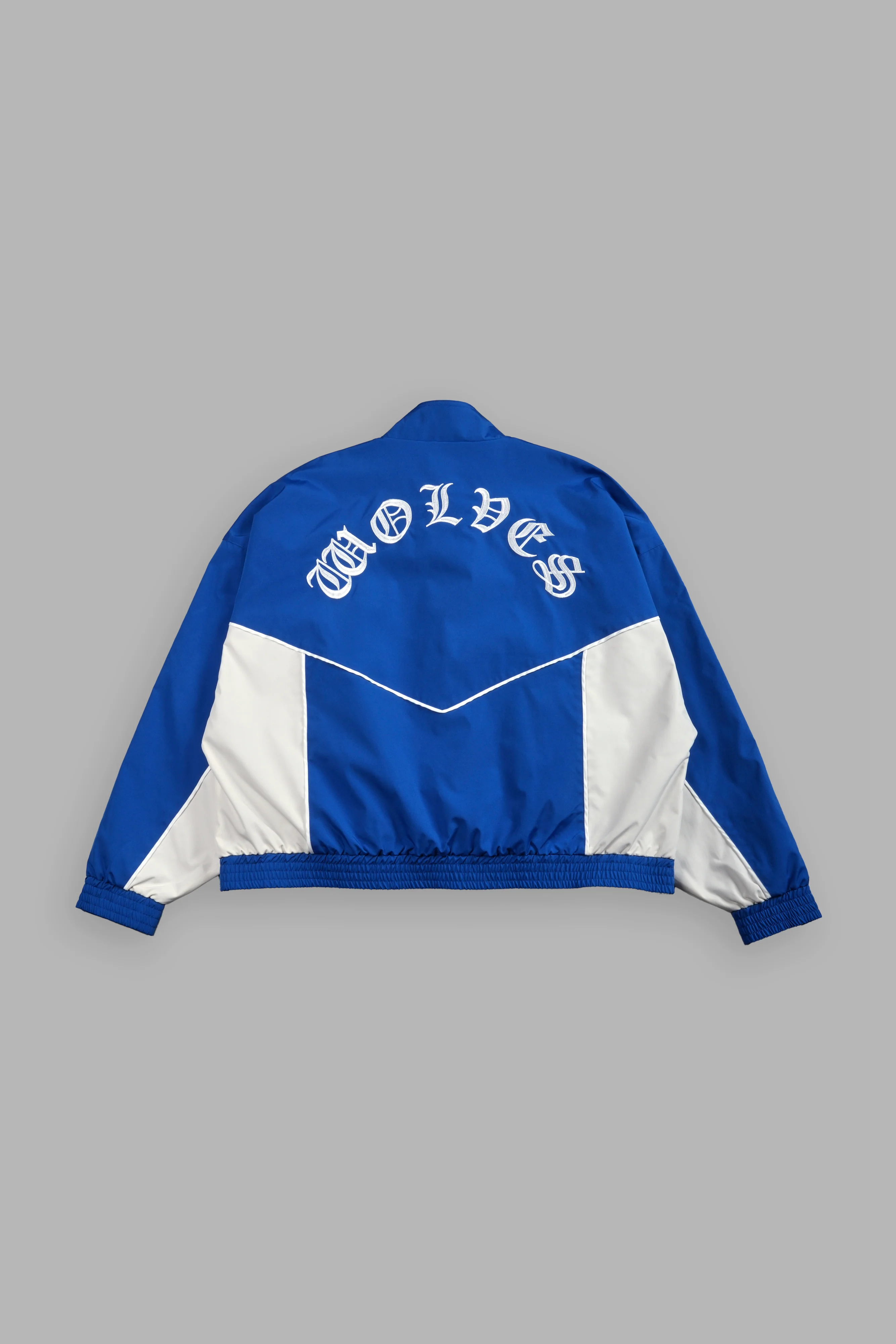 Wolf Chopper Quinn Track Jacket in Darc Cobalt/Cream - Image 3