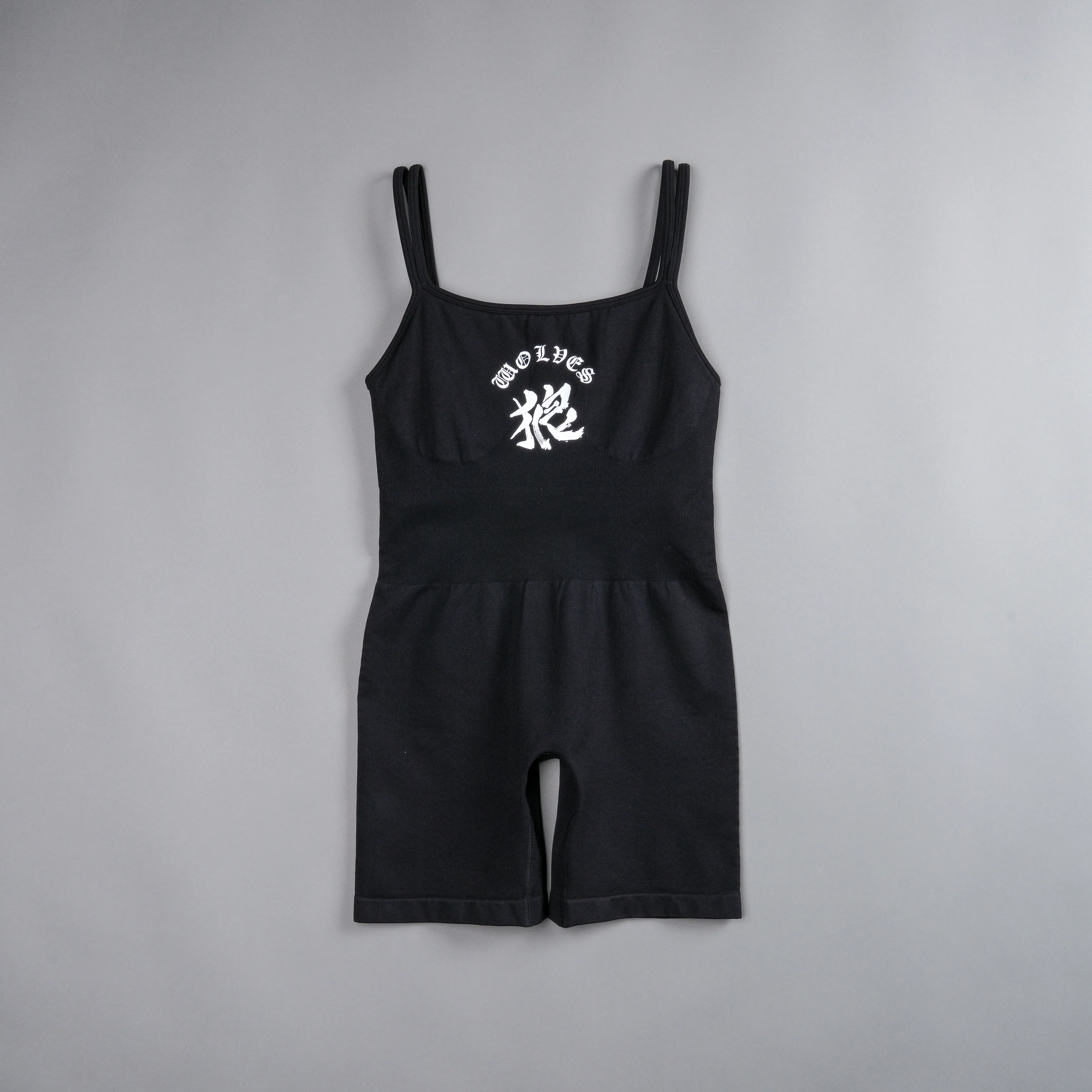 Wolf Kanji Sierra Seamless Bodysuit in Black - Image 3