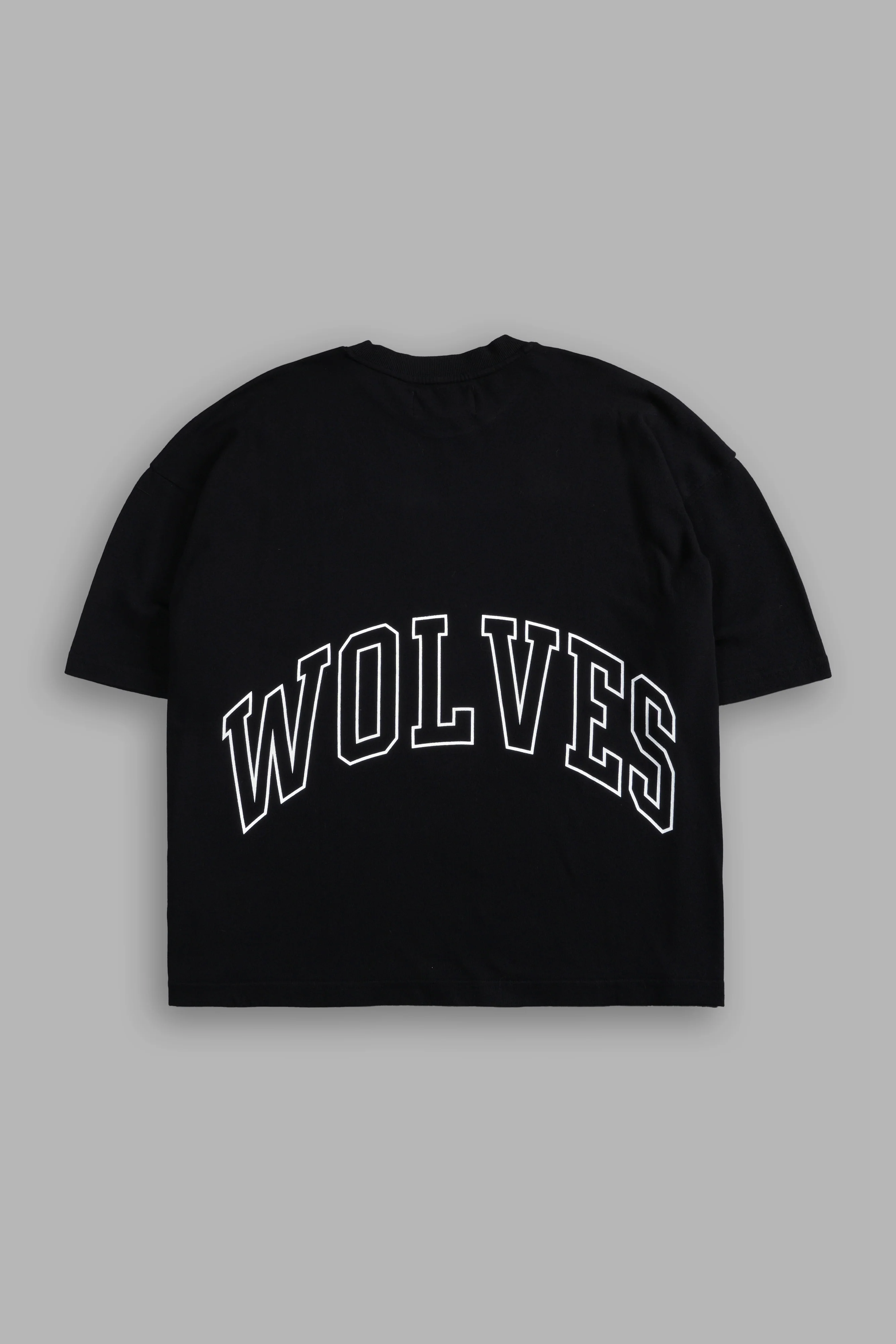 Wolf of the Flame Premium "Box Cut" Tee in Black - Image 3