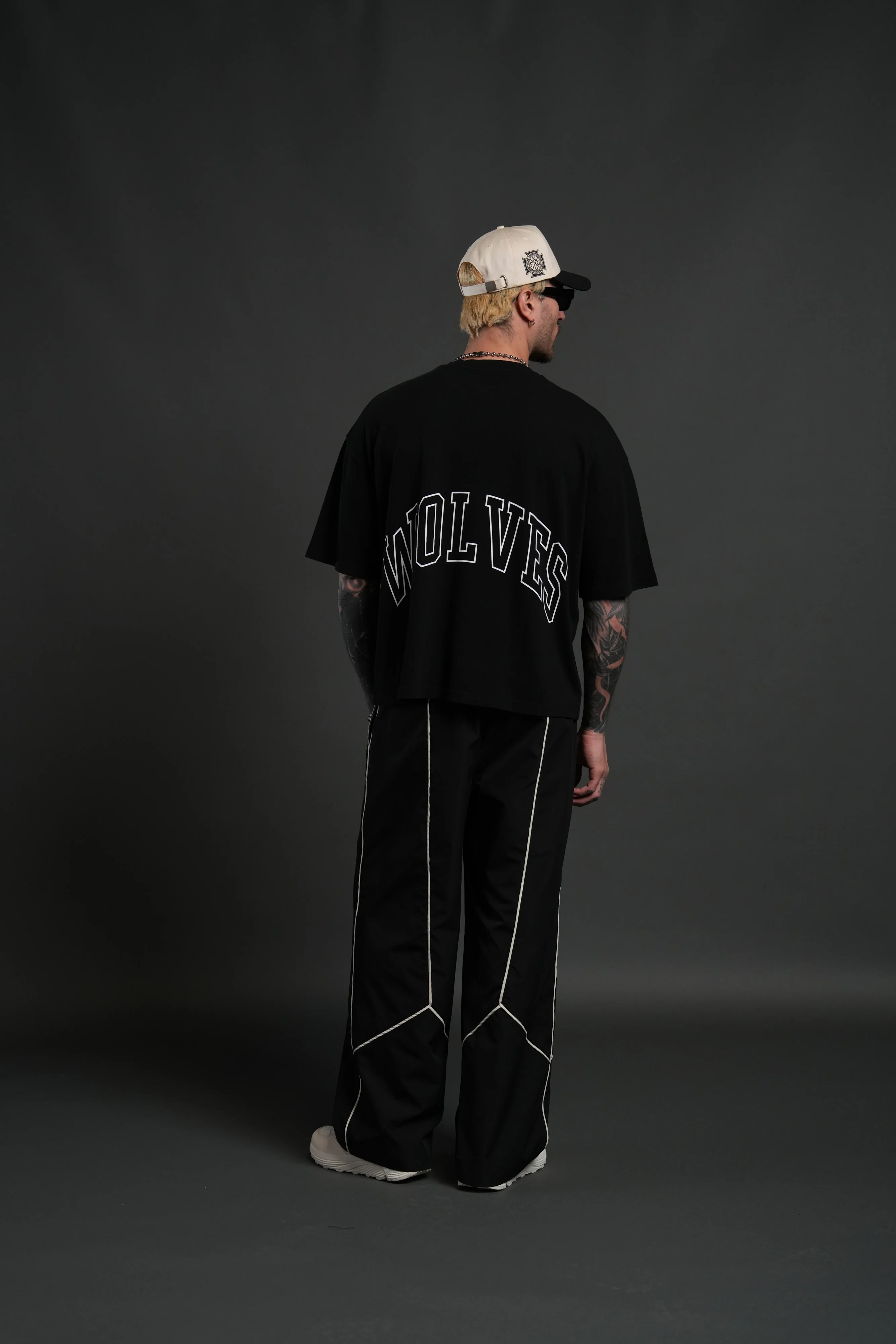 Wolf of the Flame Premium "Box Cut" Tee in Black - Image 6