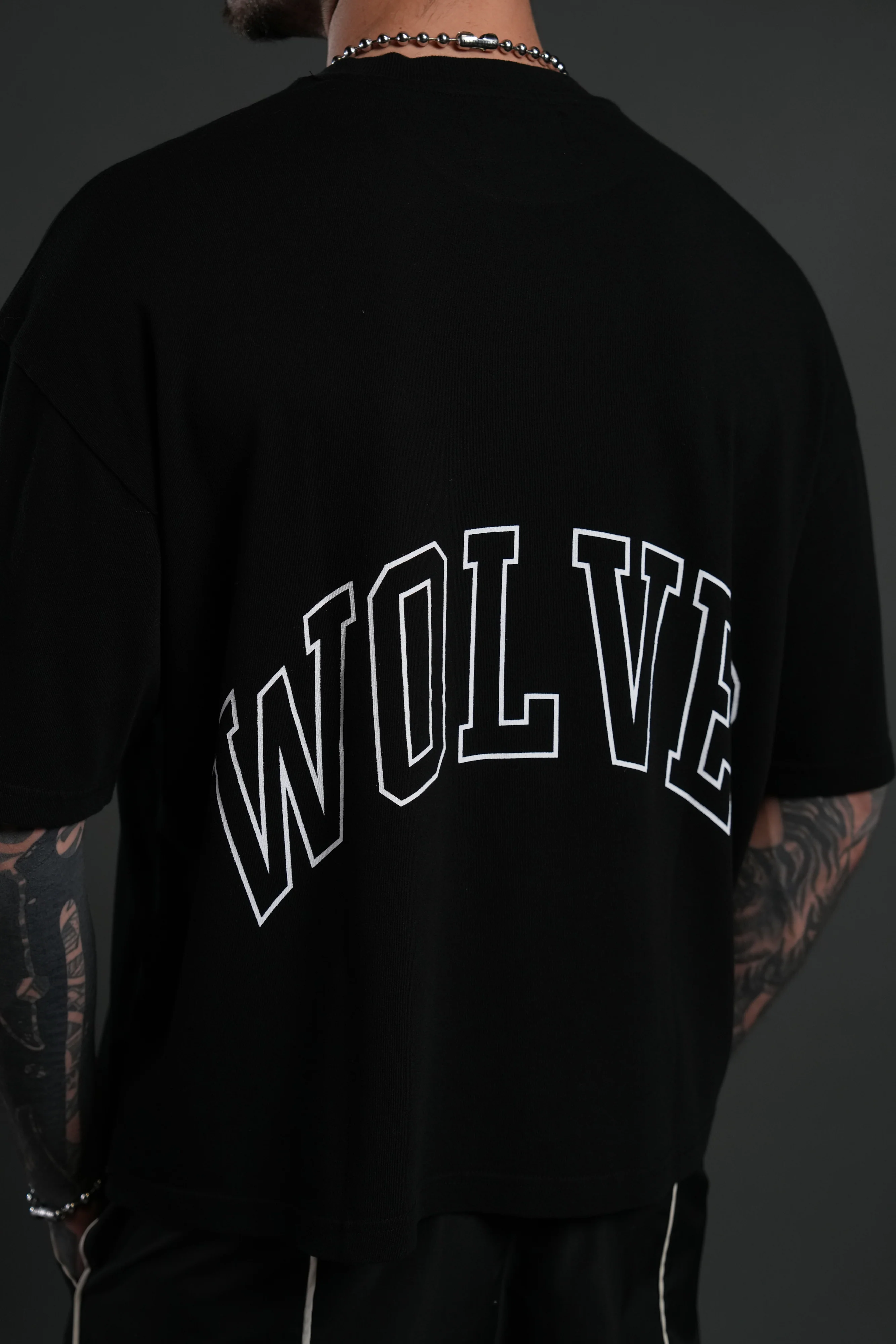 Wolf of the Flame Premium "Box Cut" Tee in Black - Image 8