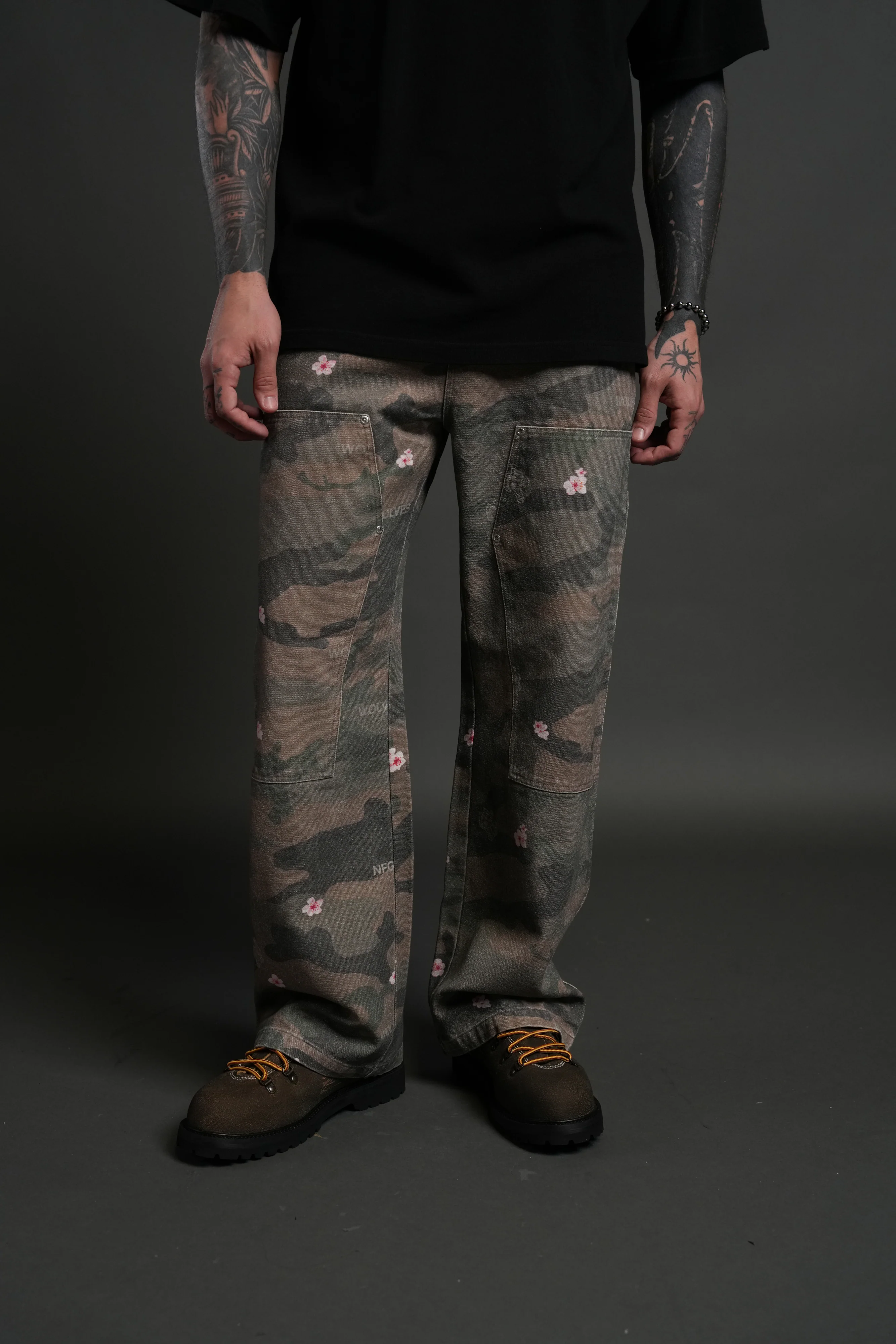 Wolves Chopper Hoffa V2 Pants in Vintage Blossom Woodland Camo - Image 2