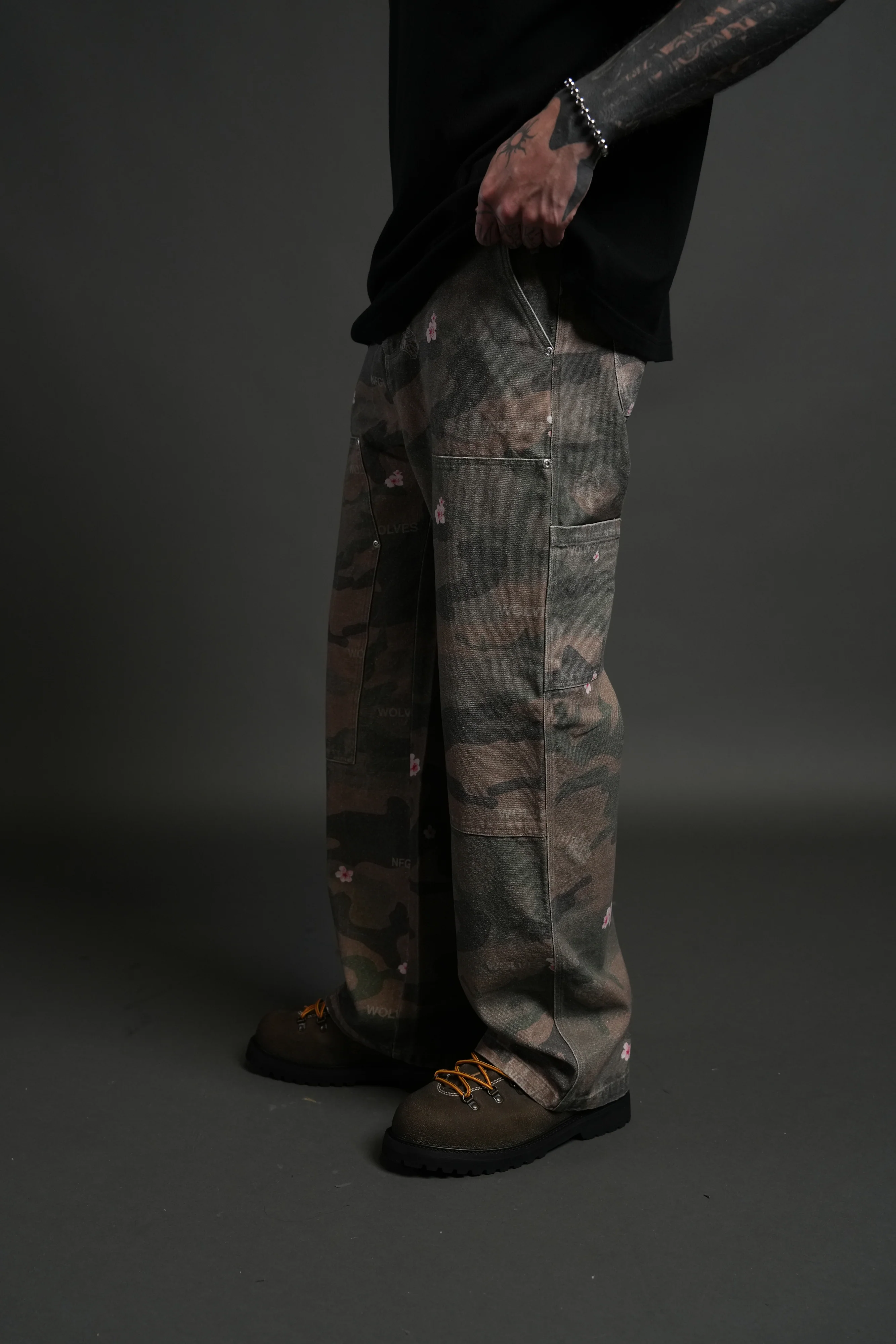 Wolves Chopper Hoffa V2 Pants in Vintage Blossom Woodland Camo - Image 4