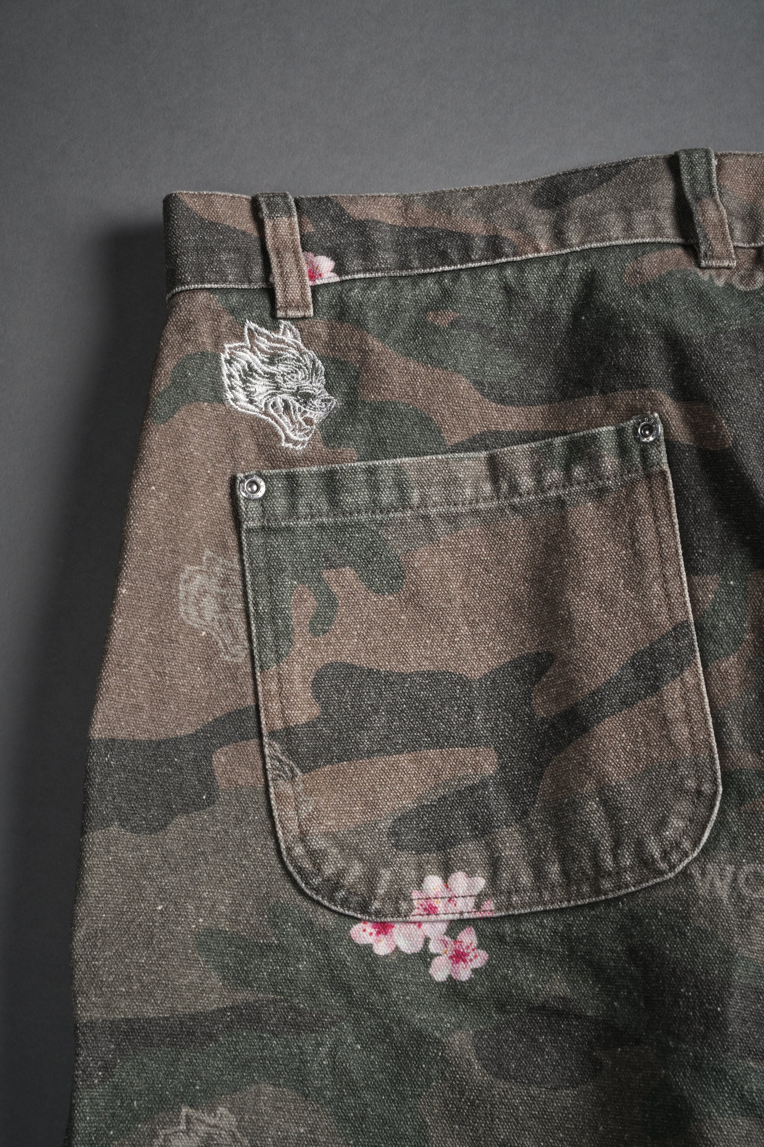 Wolves Chopper Hoffa V2 Pants in Vintage Blossom Woodland Camo - Image 9
