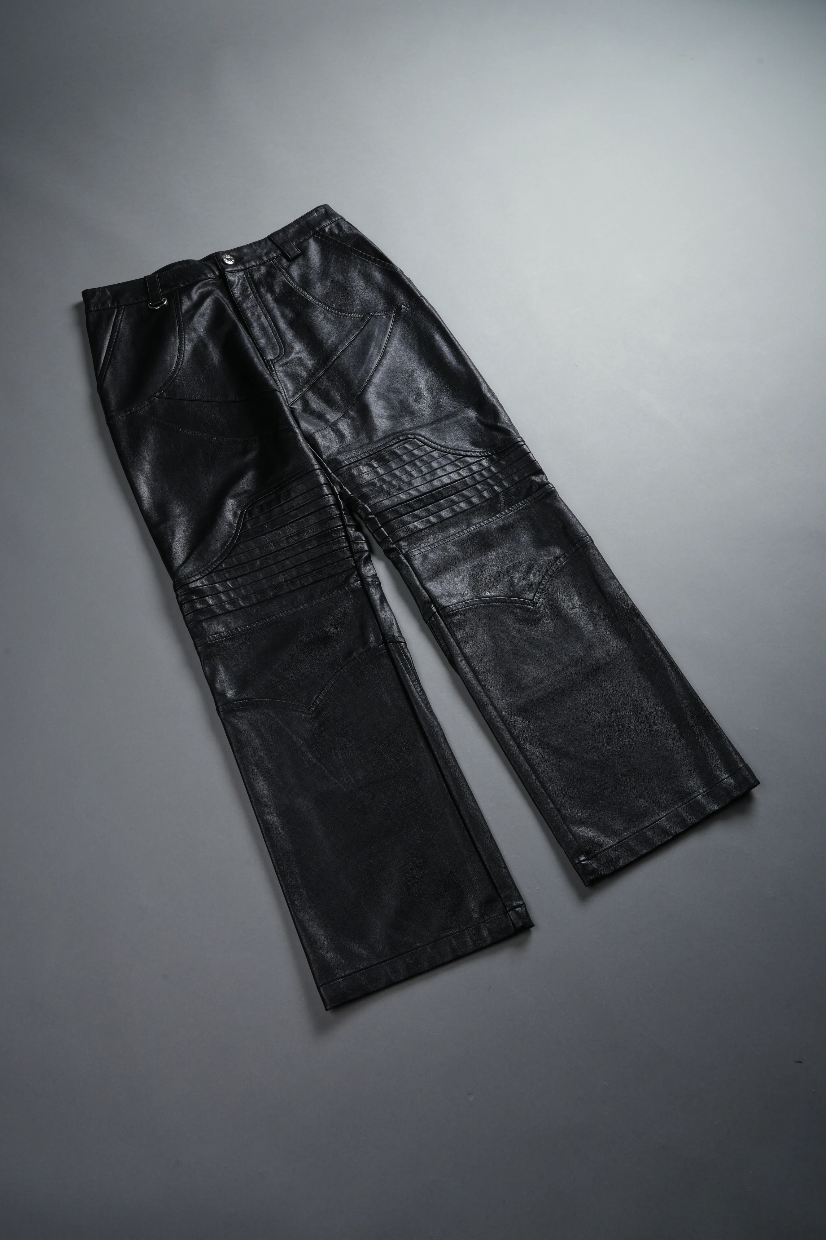 Wolves Chopper McKagan Faux Leather Pants in Black - Image 6