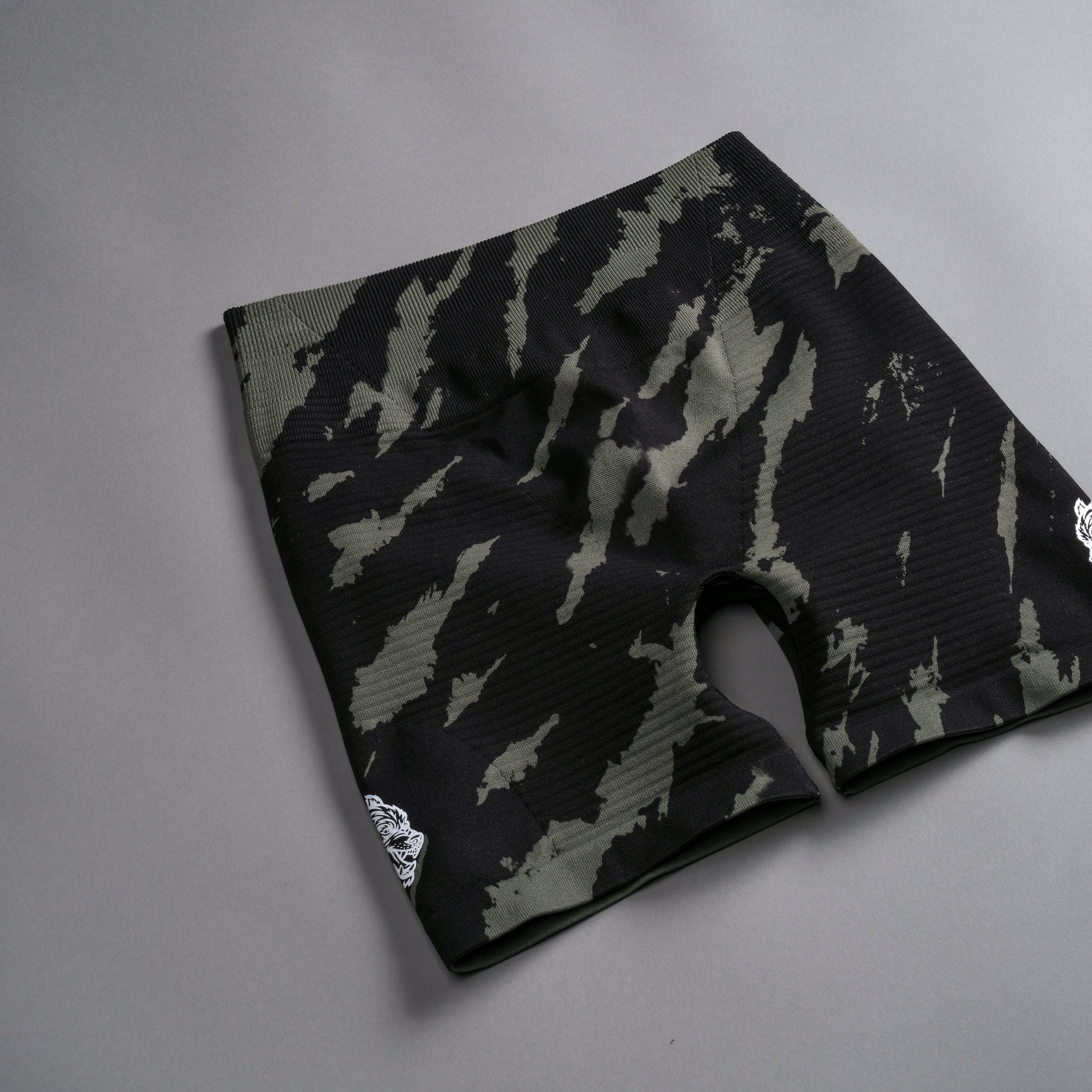 Wolves Forever Everson Seamless "Valencourt" Shorts in Pine Green/Black Native Camo - Image 8