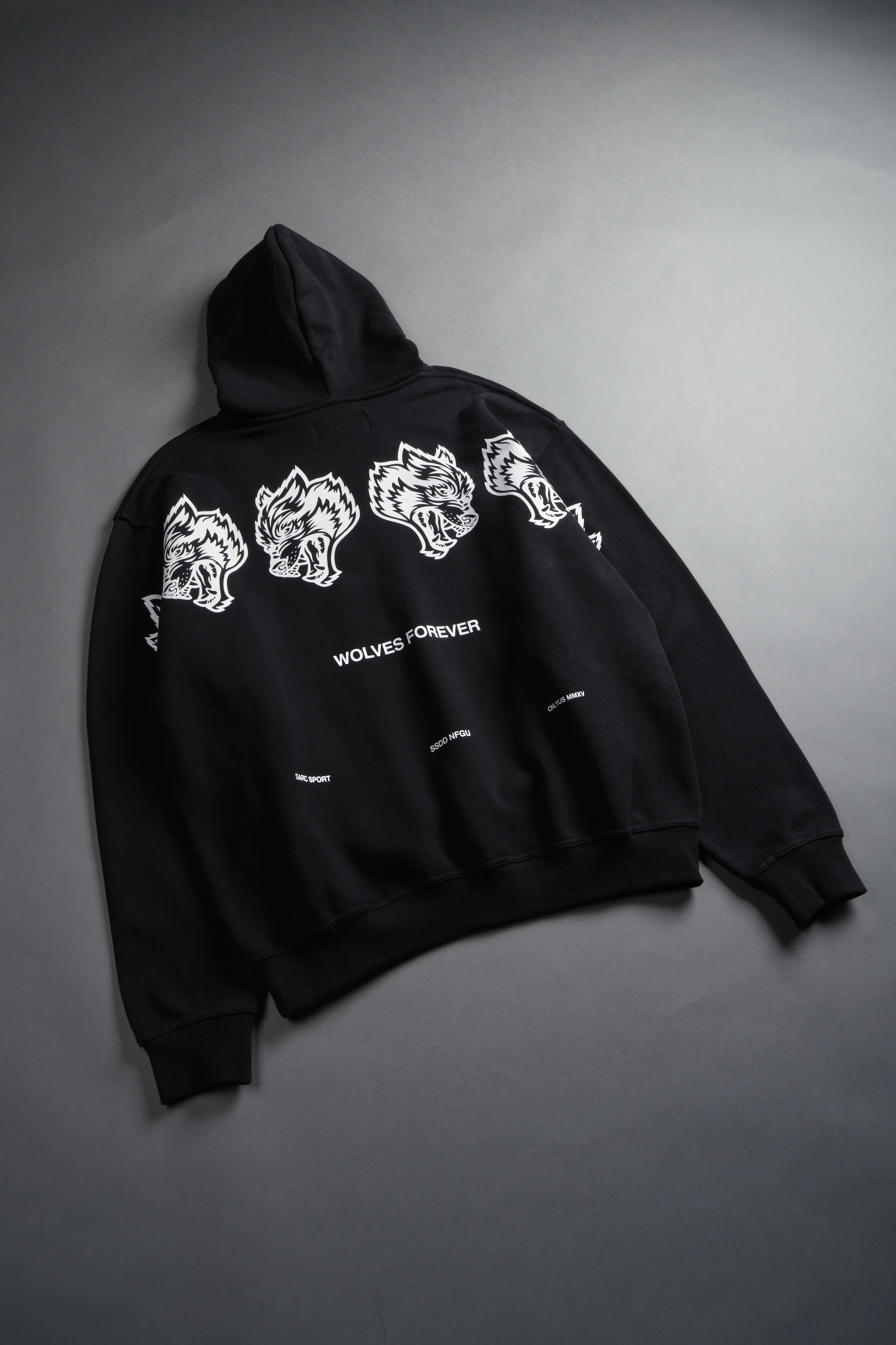 Wolves Have Your Back "Pierce" Hoodie in Black - Image 10