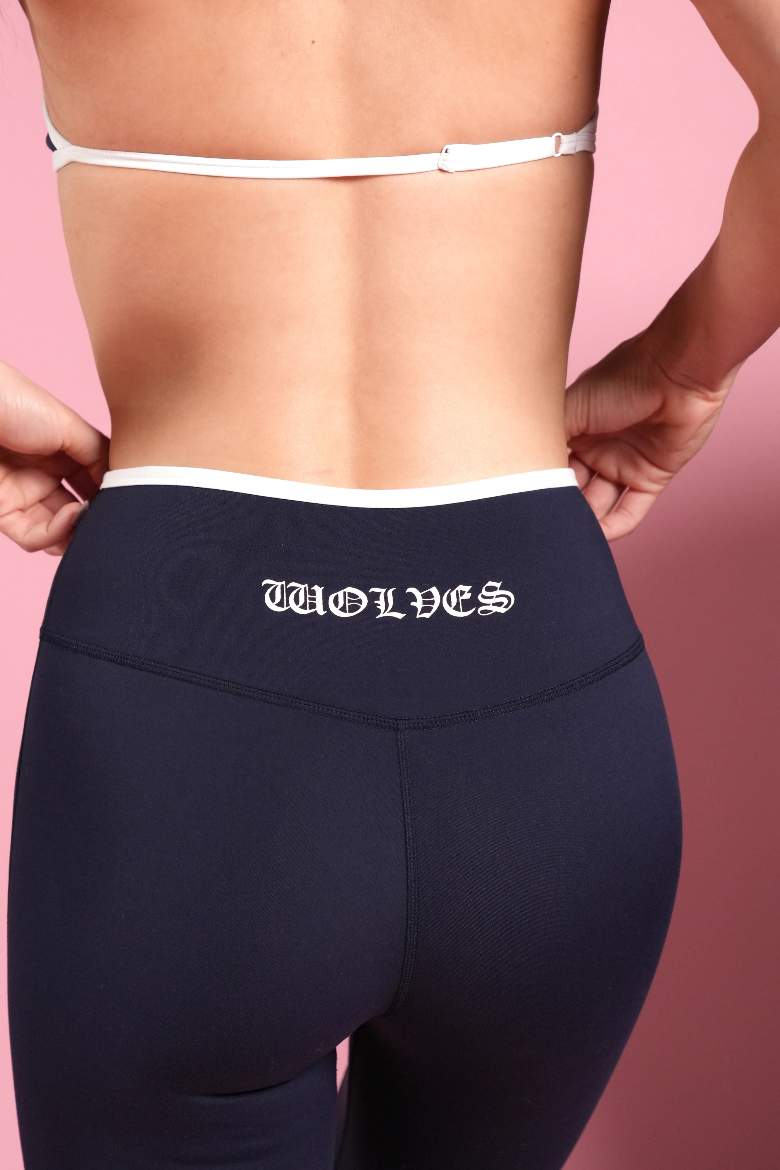 Wolves Kulture "Lana" Halter Energy Bra in Classic Navy - Image 6