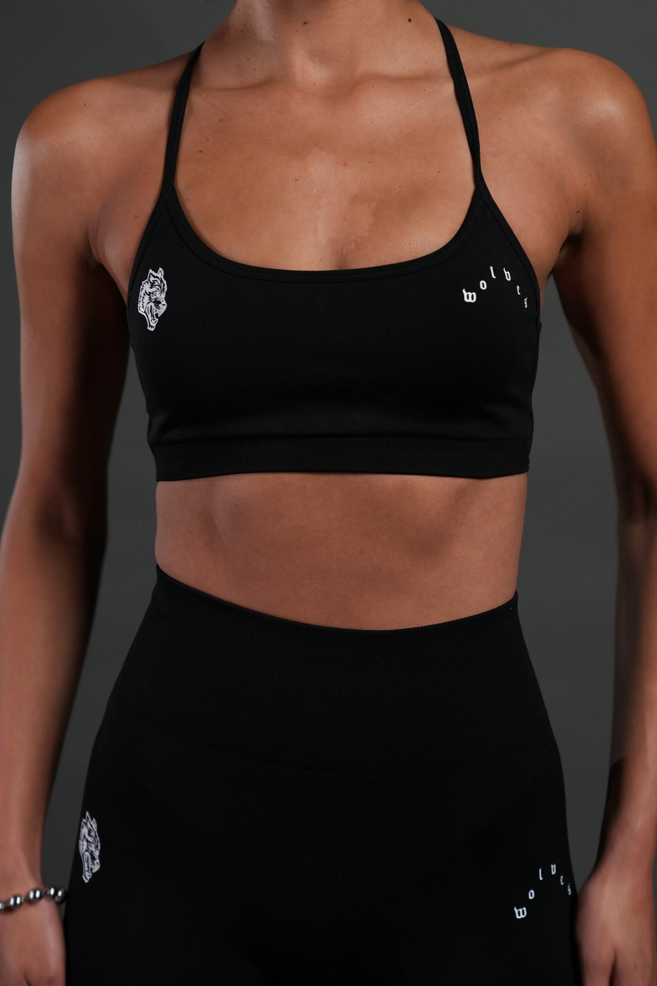 Wolves Pyramid "Layla" Soft Seamless Bra in Black - Image 6