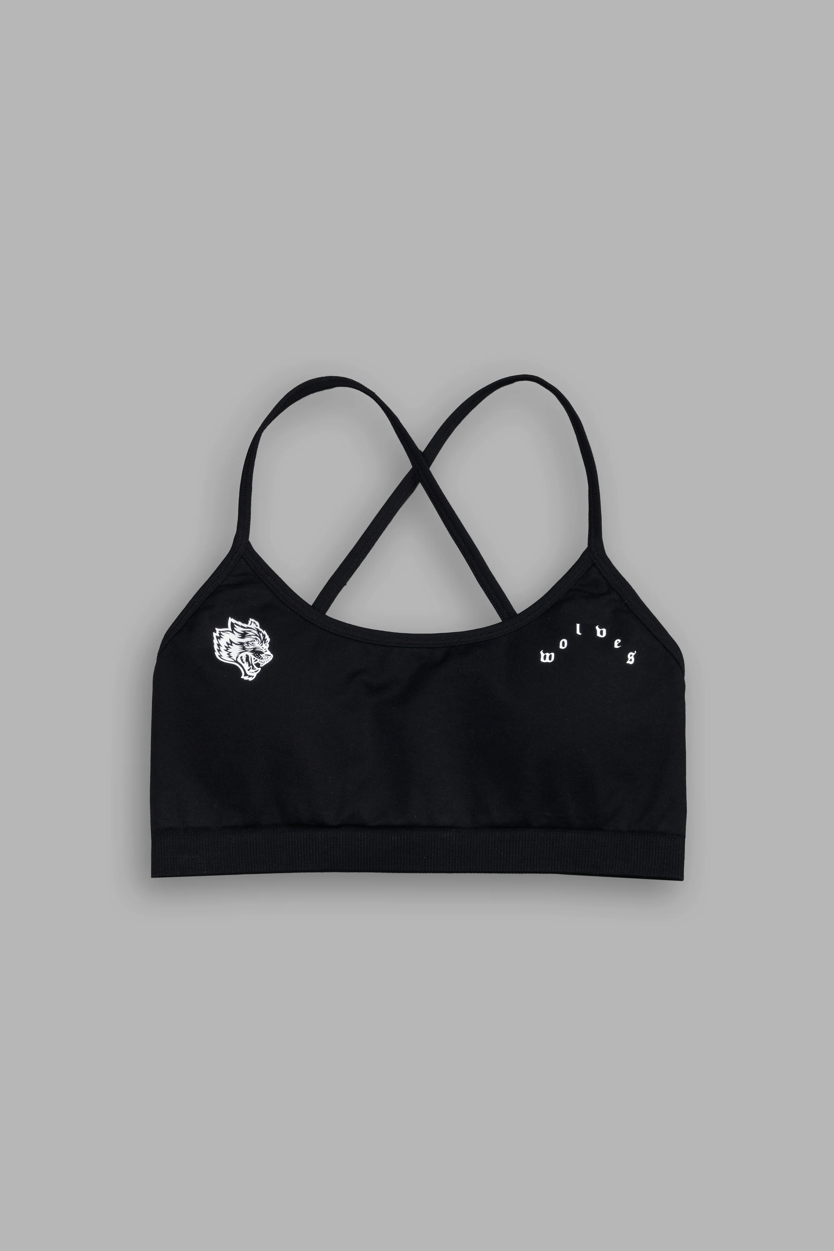 Wolves Pyramid "Layla" Soft Seamless Bra in Black - Image 7