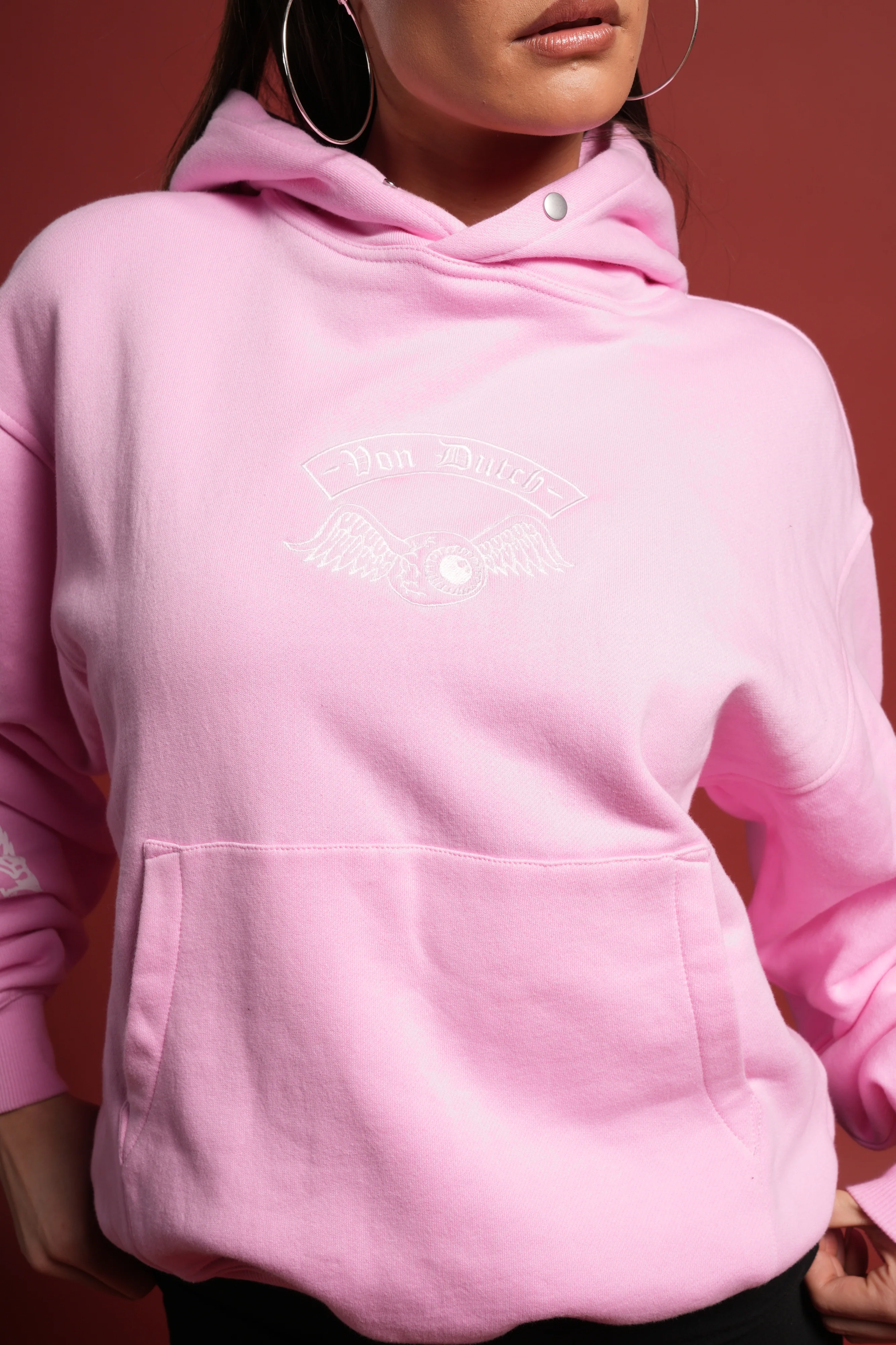 Y2Kulture "Pierce" Hoodie in Bubblegum - Image 5