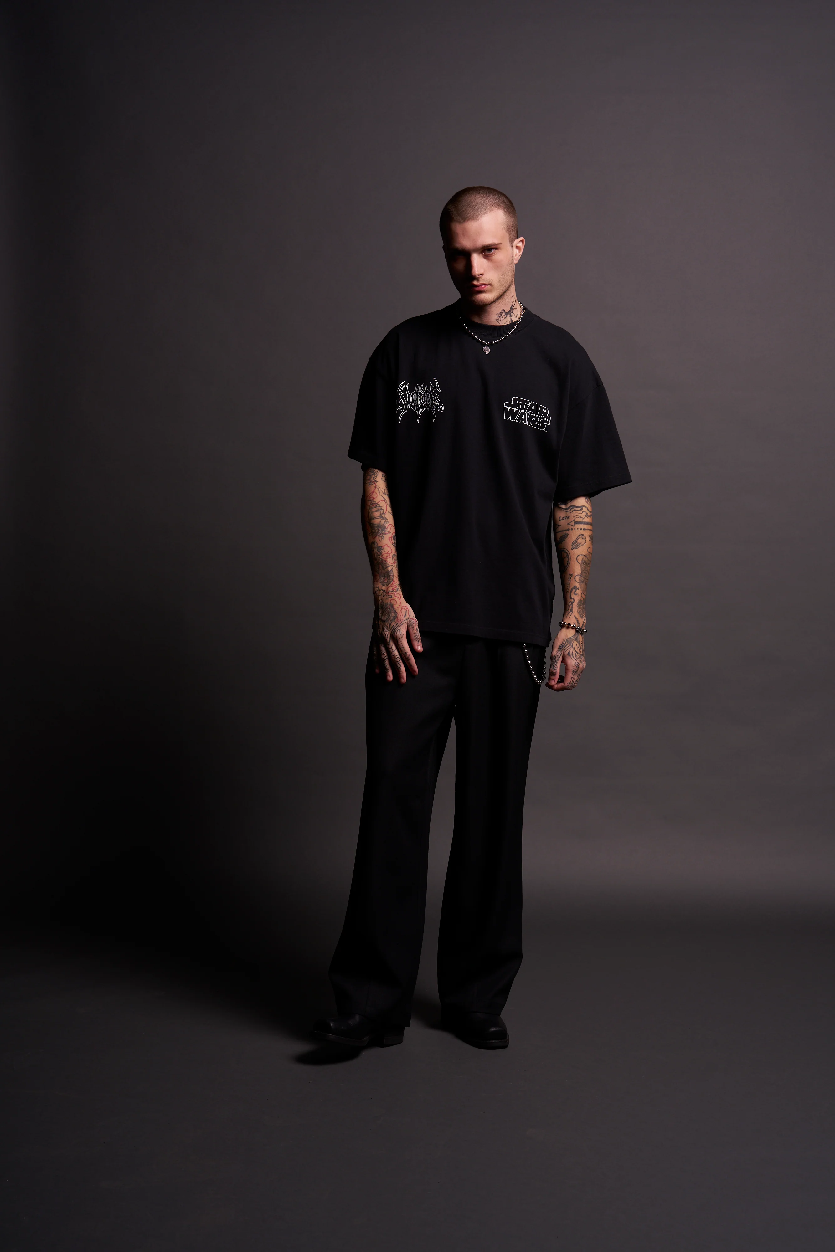 You Underestimate My Power "Premium" Oversized Tee in Black - Image 4